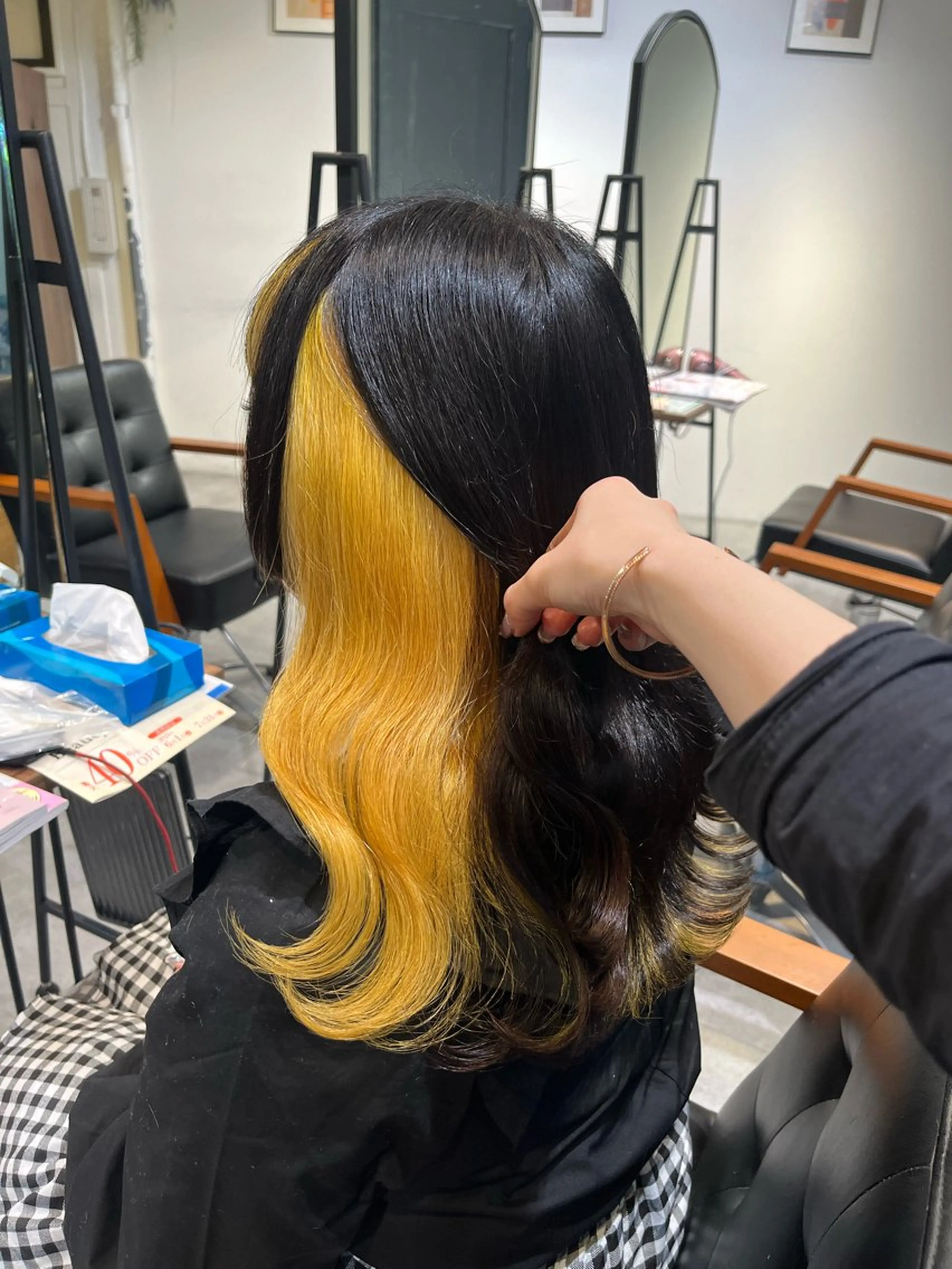 セミロング Ellen by artina 新宿店所属・🪼AI/オリーブ ベージュ🪼のヘアスタイル