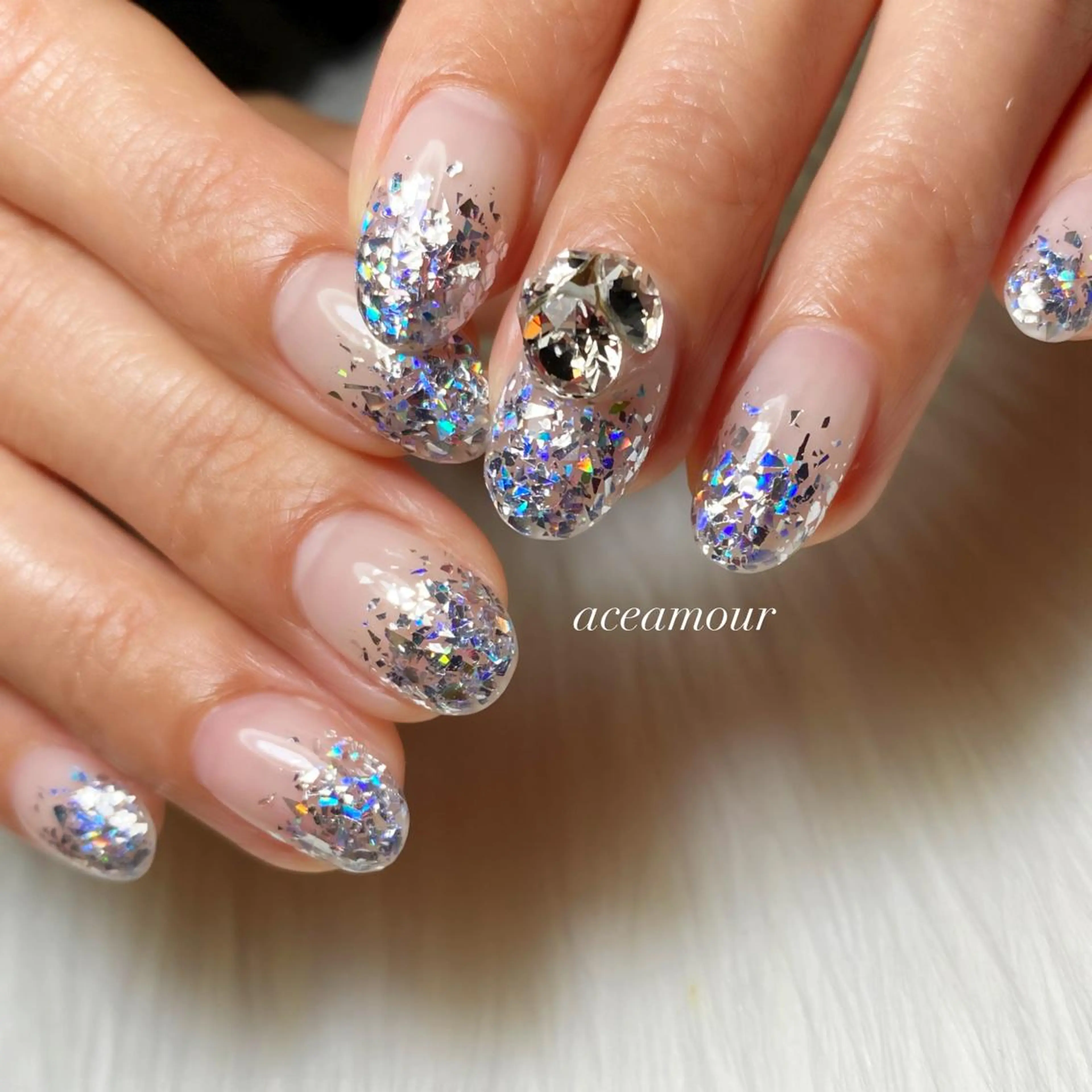 ネイル ネイル/耳つぼ /新ホワイトニングのネイルデザイン