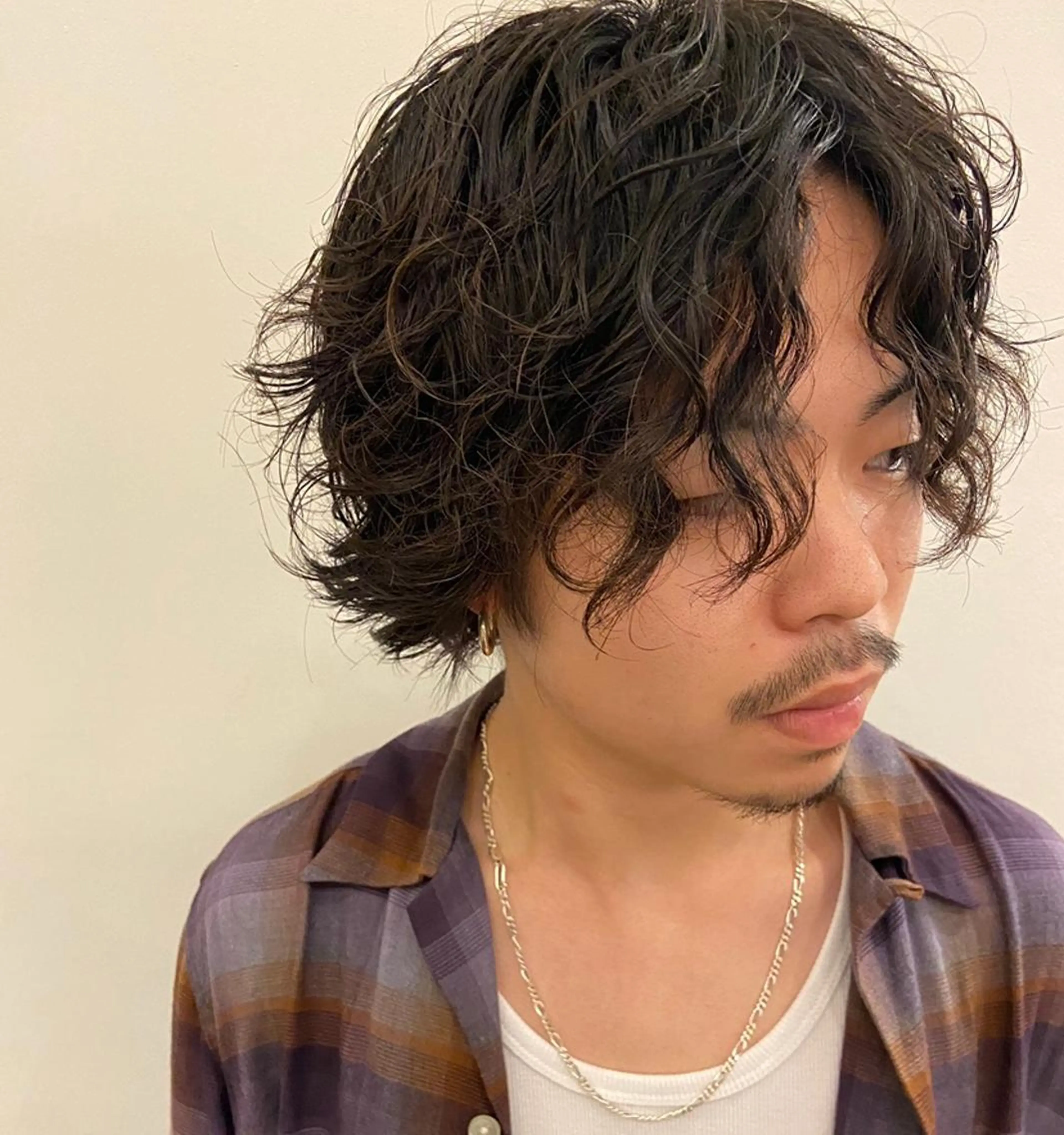 パーマ メンズ écouter所属・ショート/ウルフ ハイトーン/カイセイのヘアスタイル