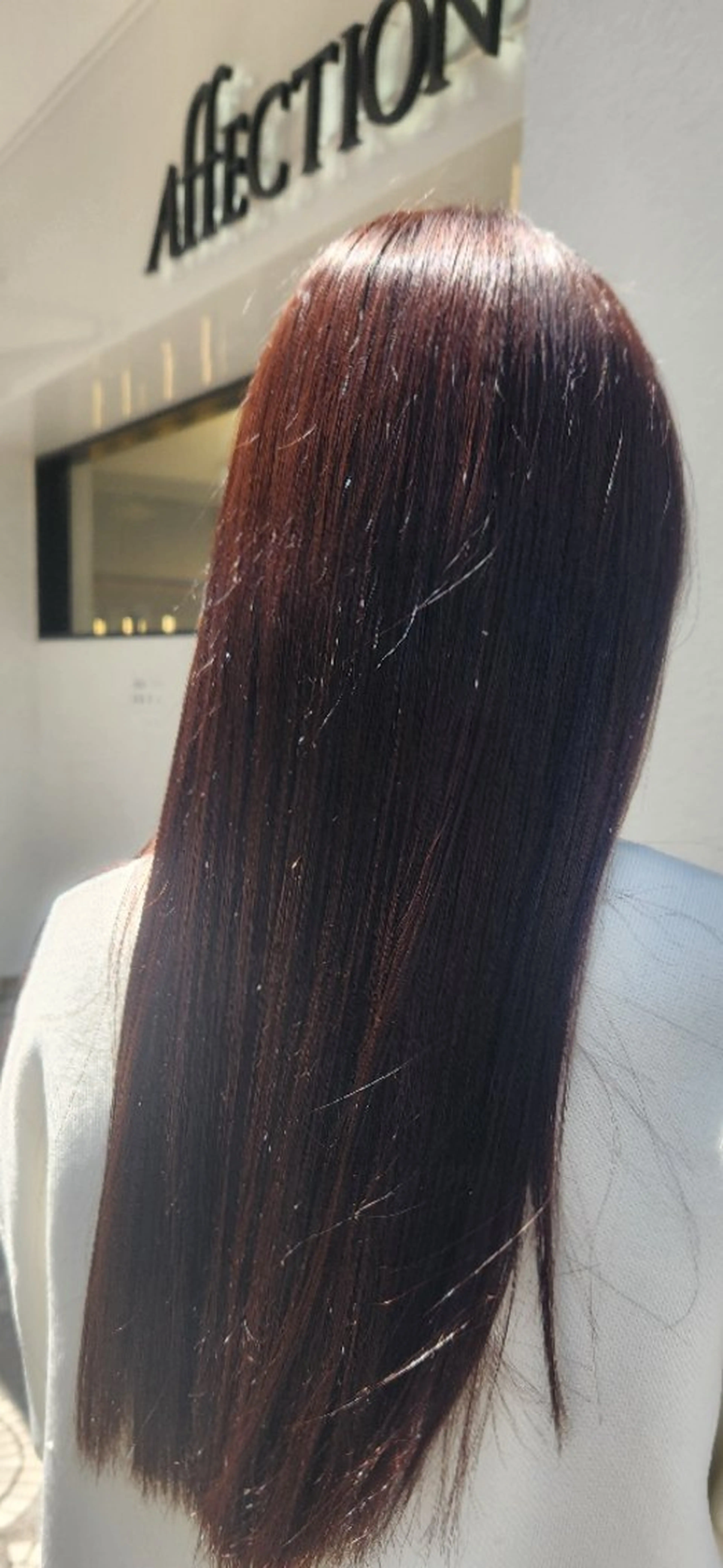 ロング カラー アフェクション金山所属・透明感カラー🫧/ 艶感/ayanaのヘアスタイル