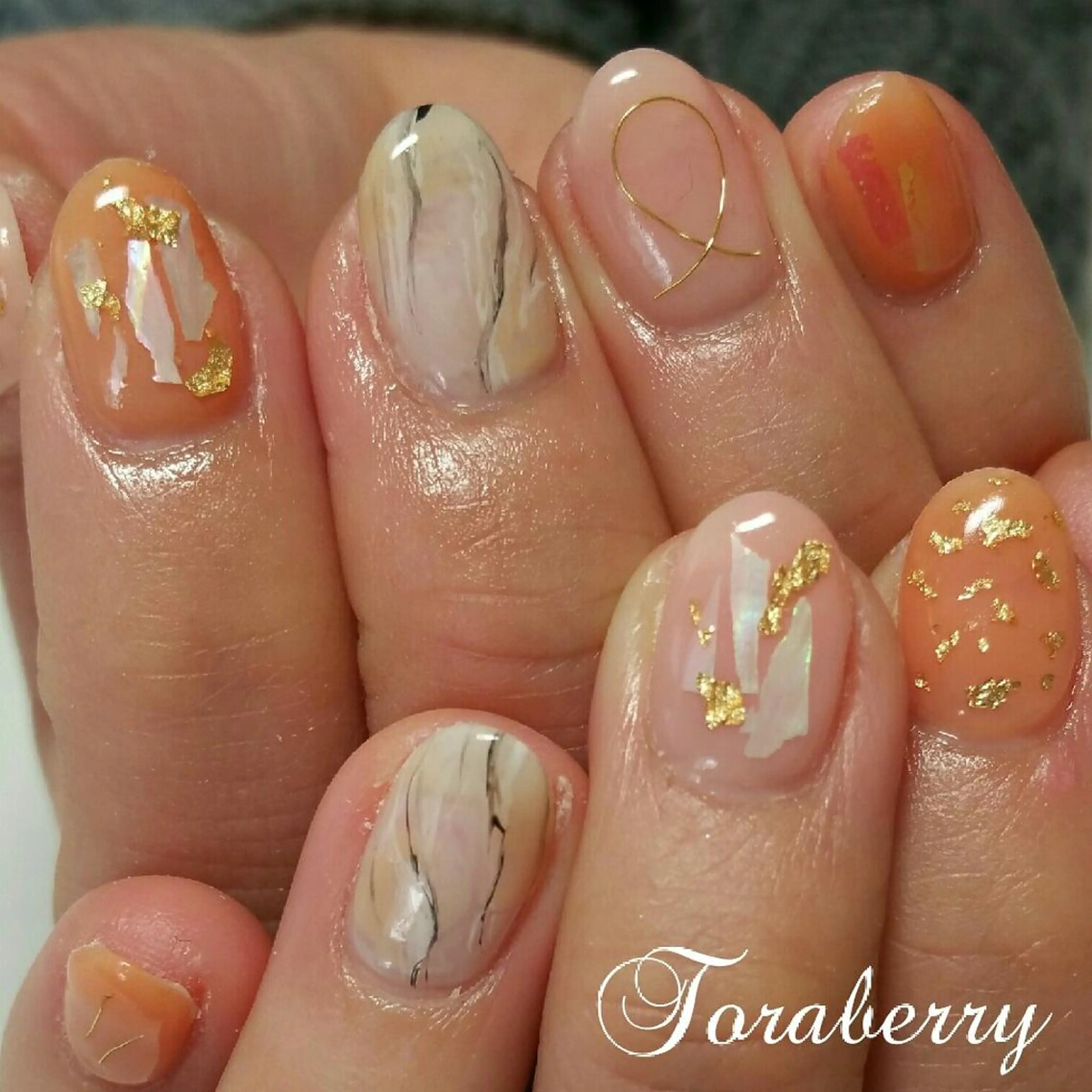 ネイル ニュアンスネイル ネイリスト なつみのネイルデザイン