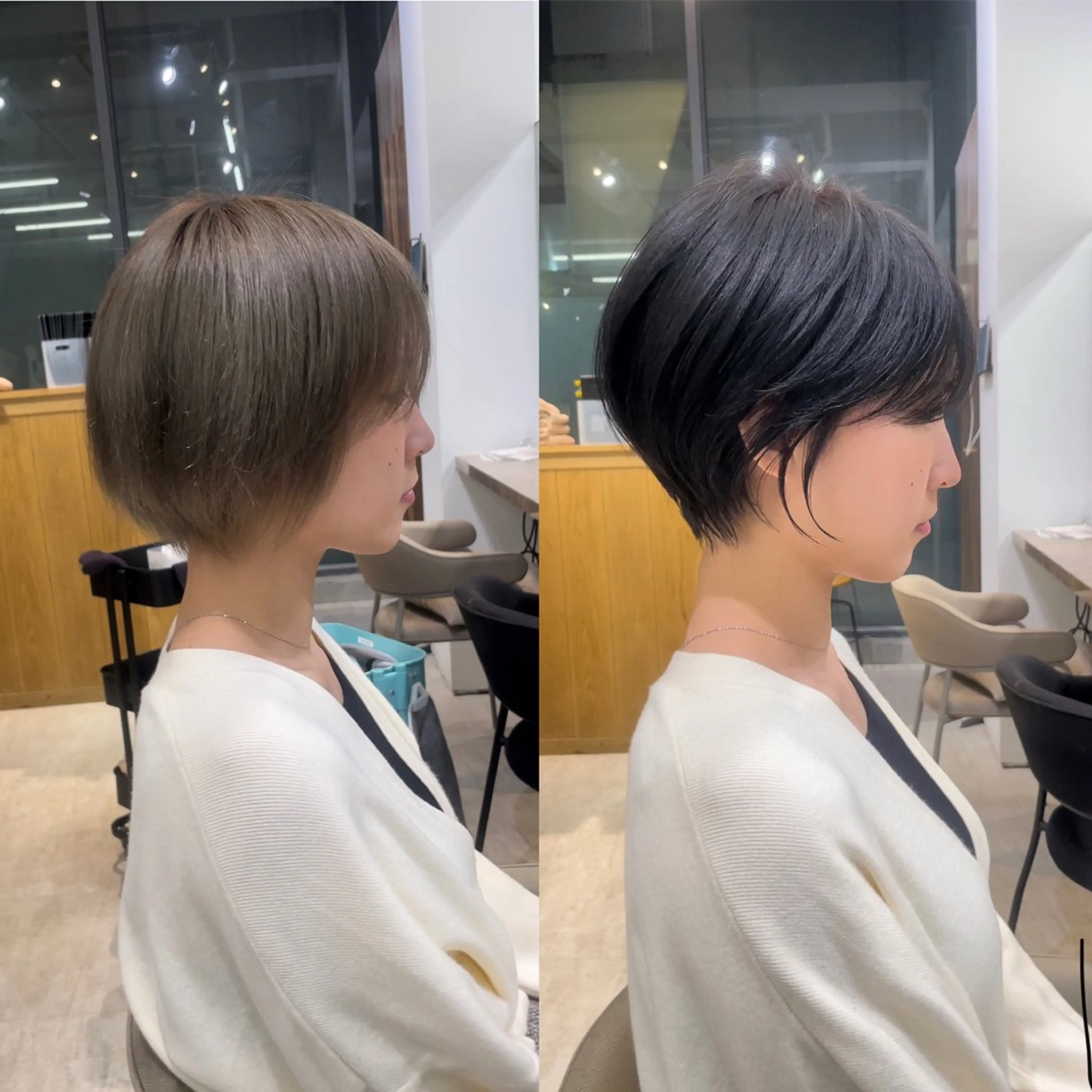 ショート カット トリートメント ✨−5歳大人ショート ヘア✨れいじのヘアスタイル