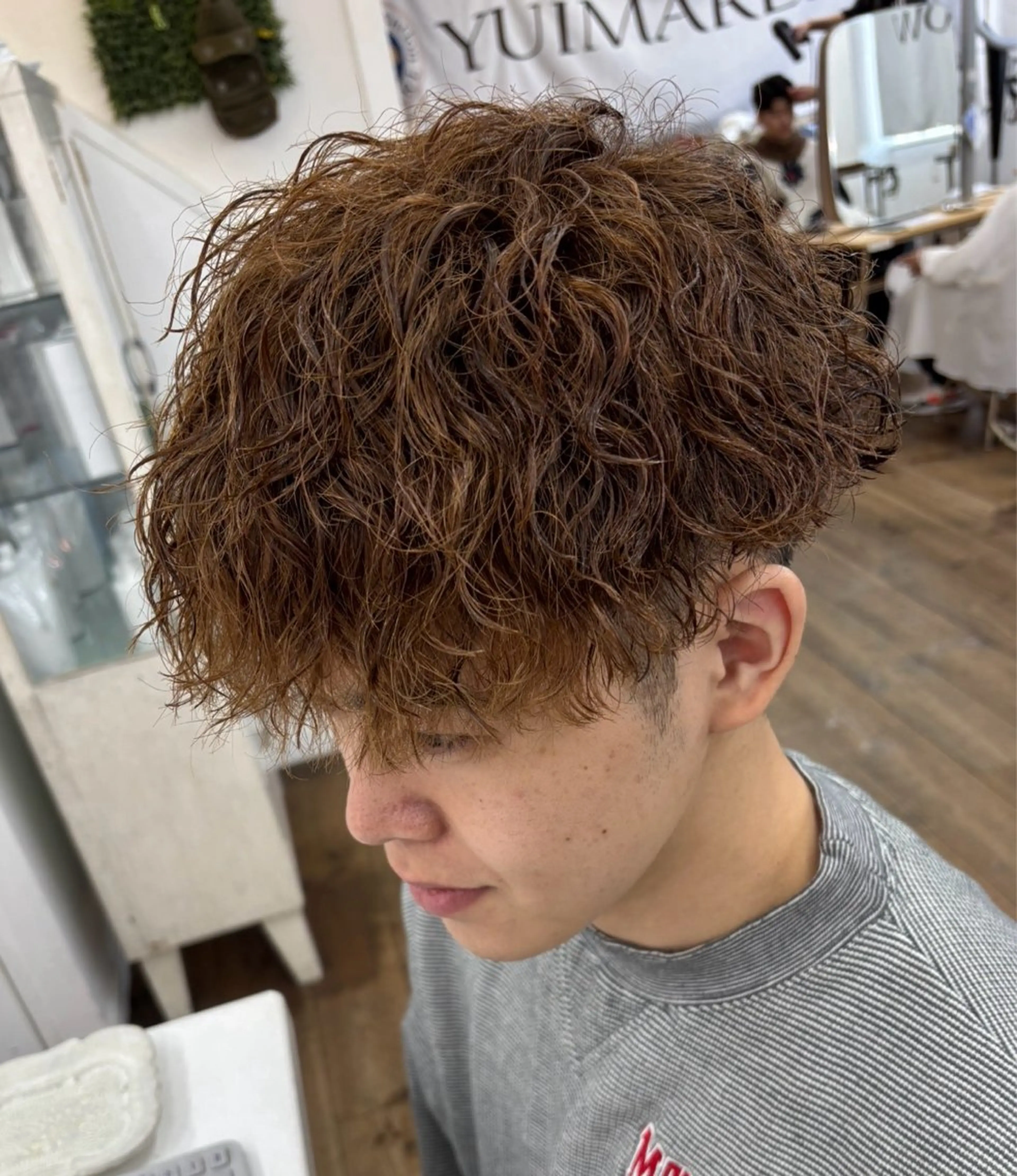 パーマ メンズ カット パーマ メンズ特化サロン Ryomaのヘアスタイル