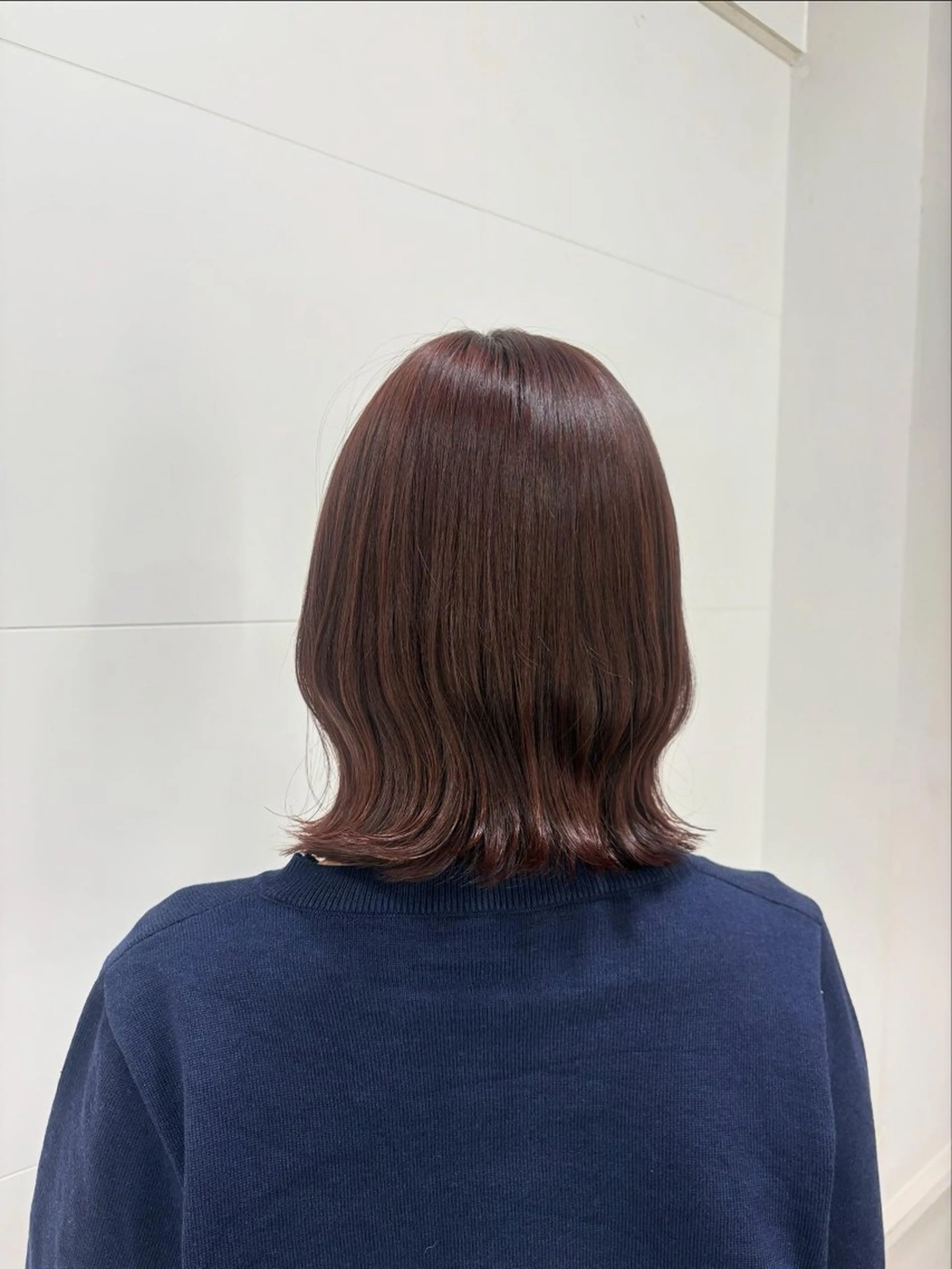 ミディアム カラー カット ヘアカラー アフェクション金山所属・透明感カラー🫧/ 艶感/ayanaのヘアスタイル