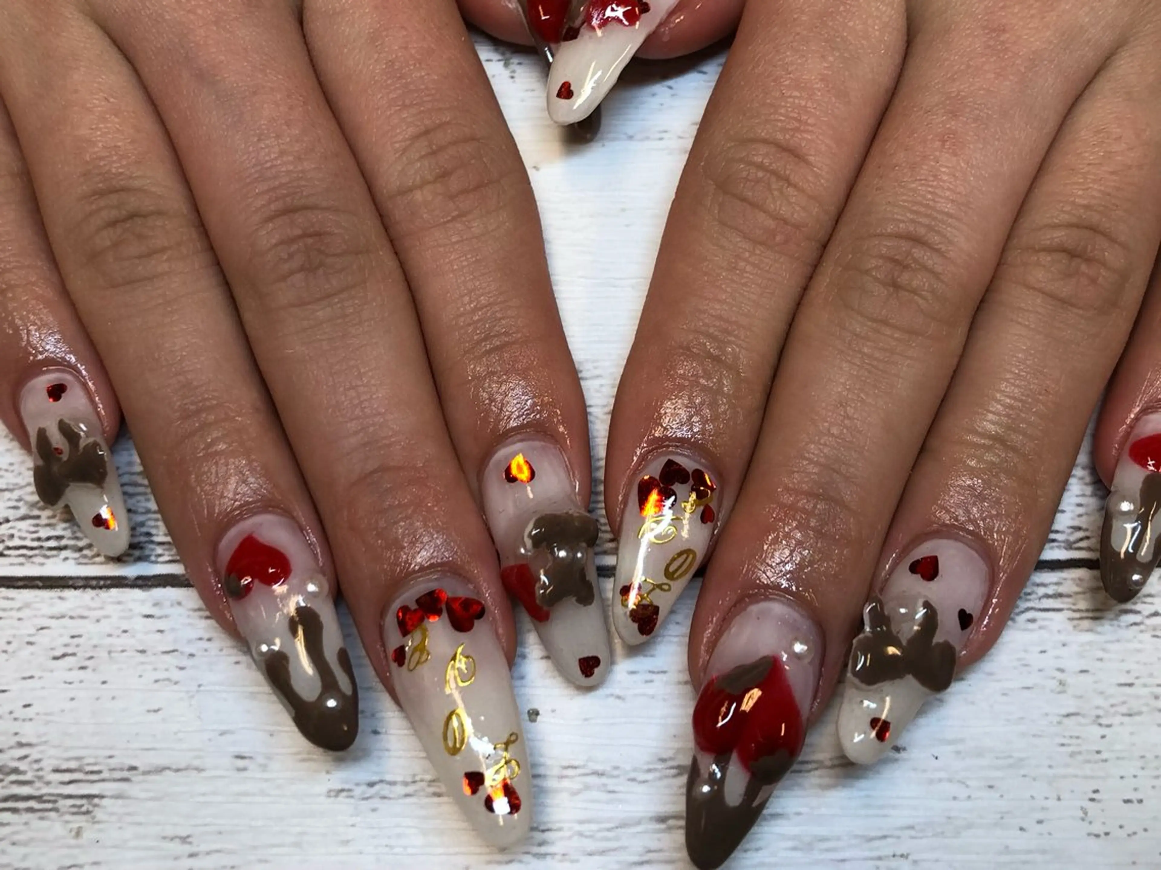 ネイル ハンドネイル Rグループ felizのネイルデザイン