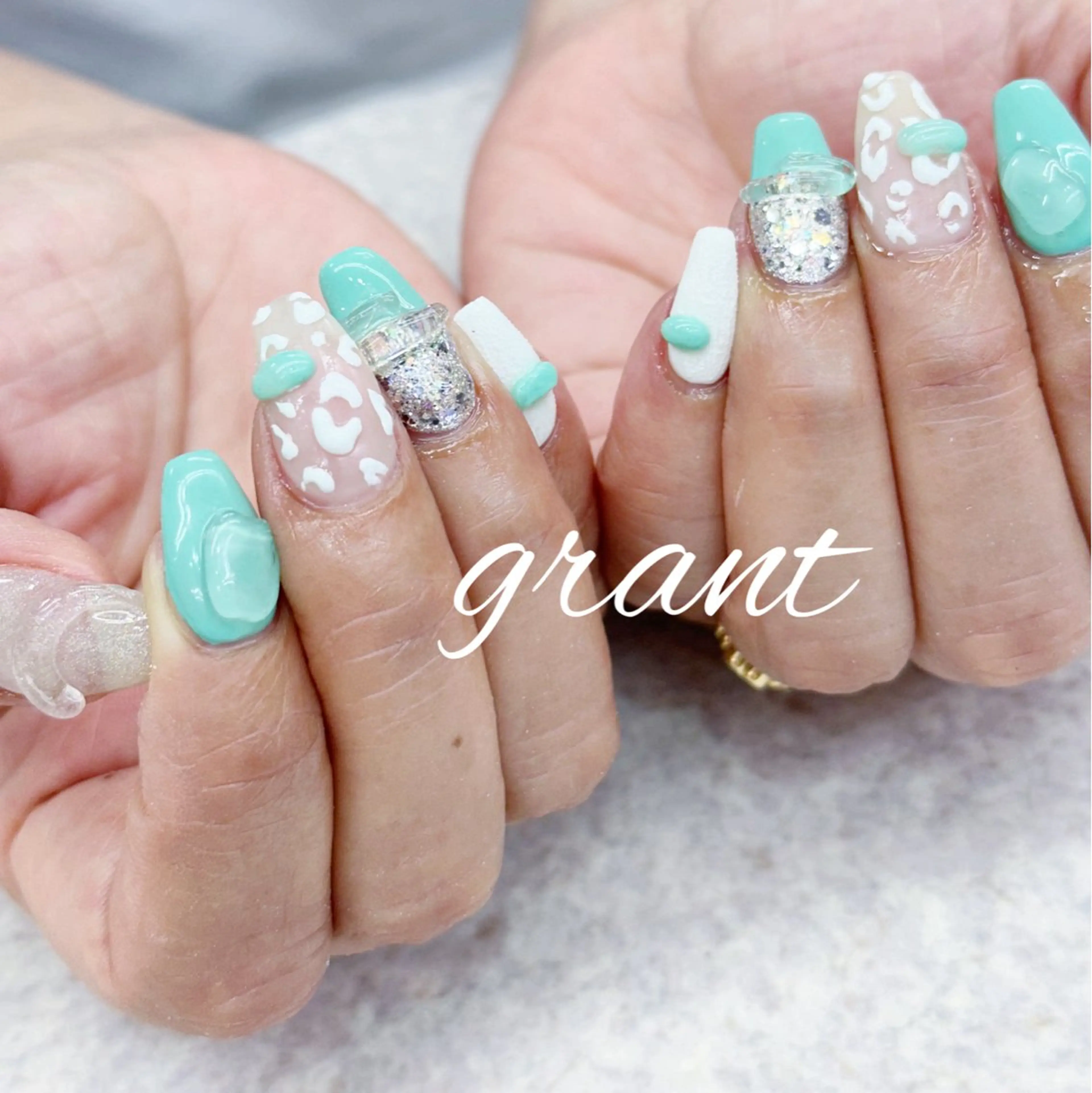 ネイル アニマル柄 nail salon grant所属・nailsalon grantのネイルデザイン