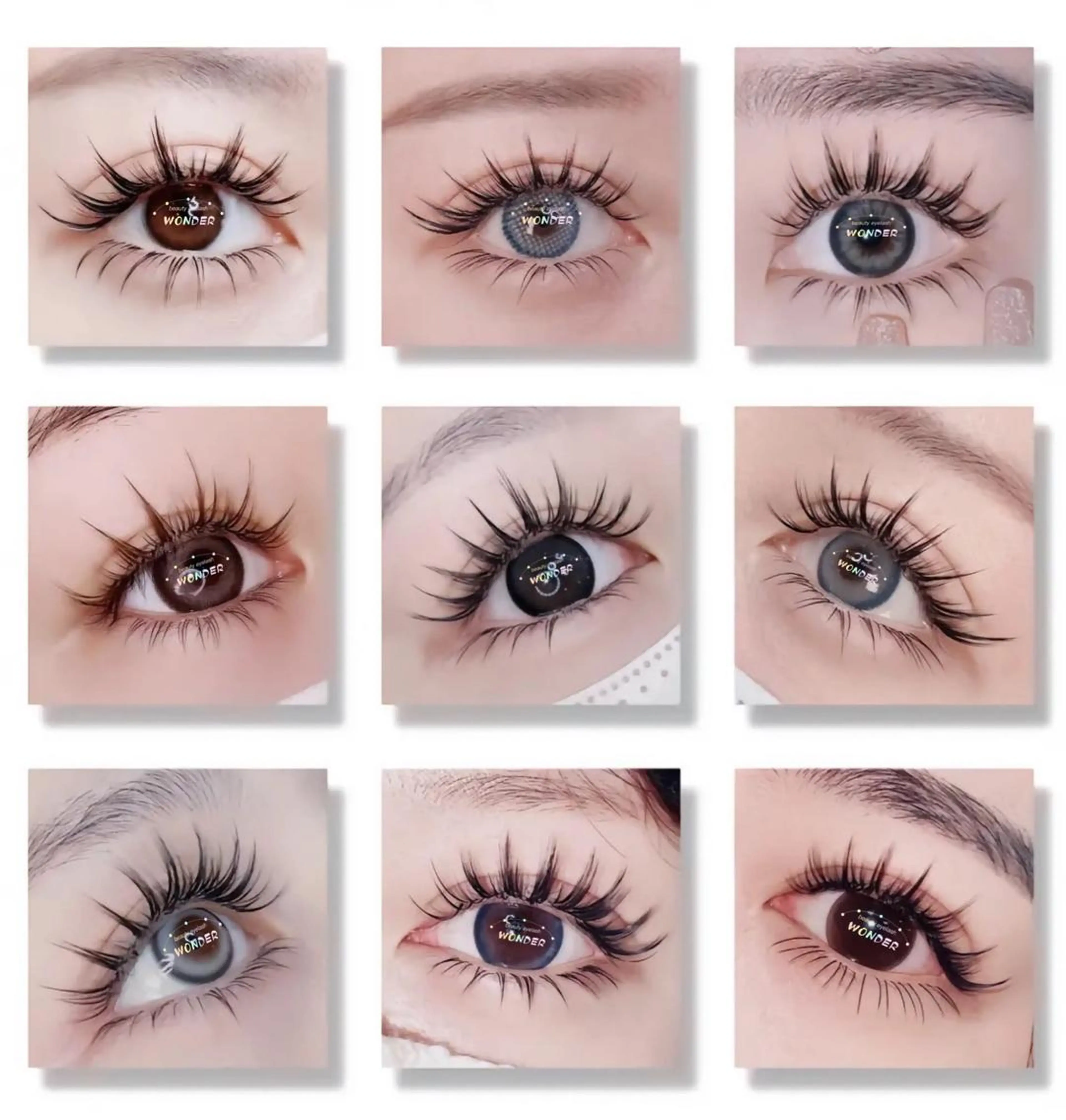 マツエク・マツパ 束感まつ毛 ボリュームラッシュ ワンホンマツエク トータルビューティー サロンワンダーのマツエク・マツパデザイン