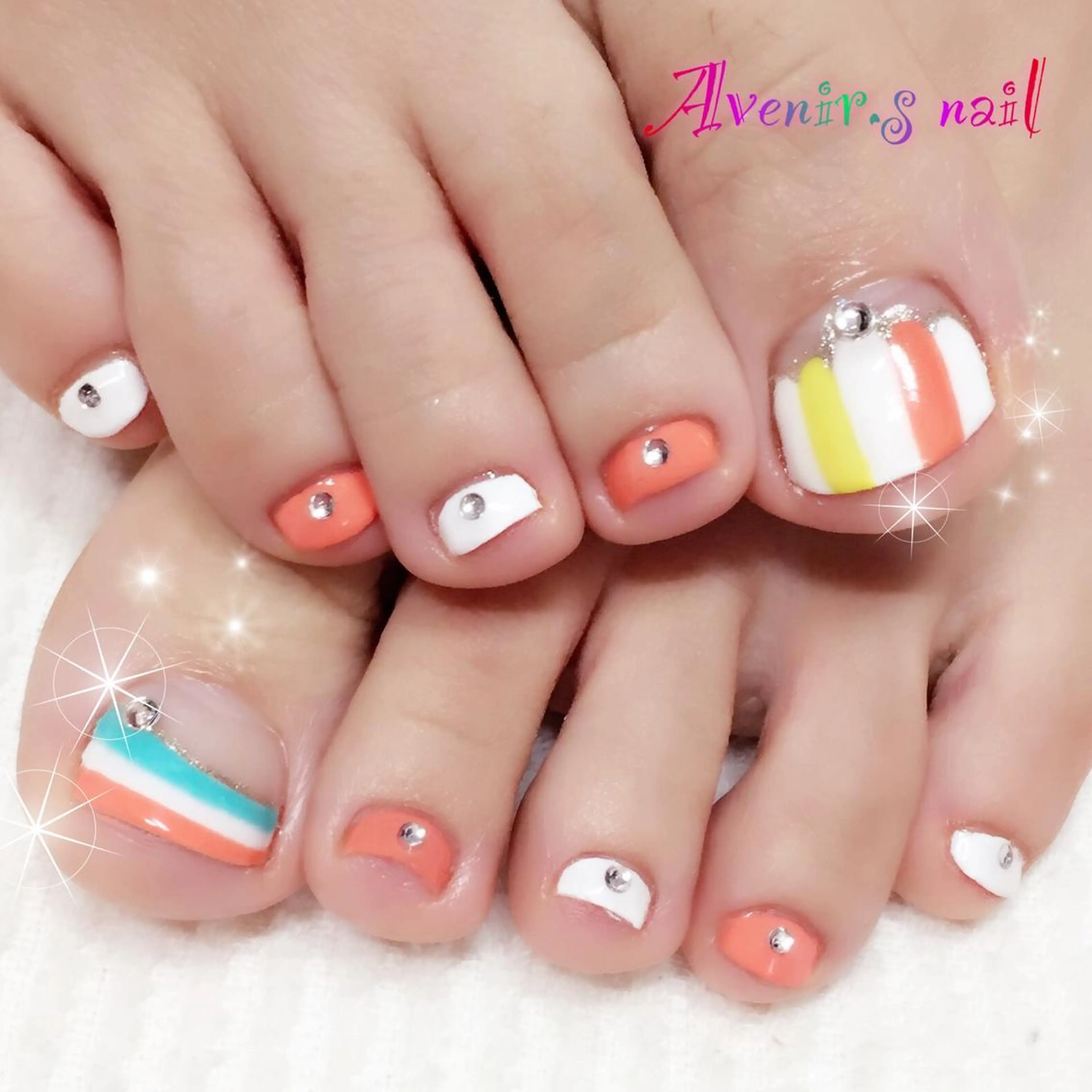 ネイル フットネイル Home Salon Avenir.のネイルデザイン