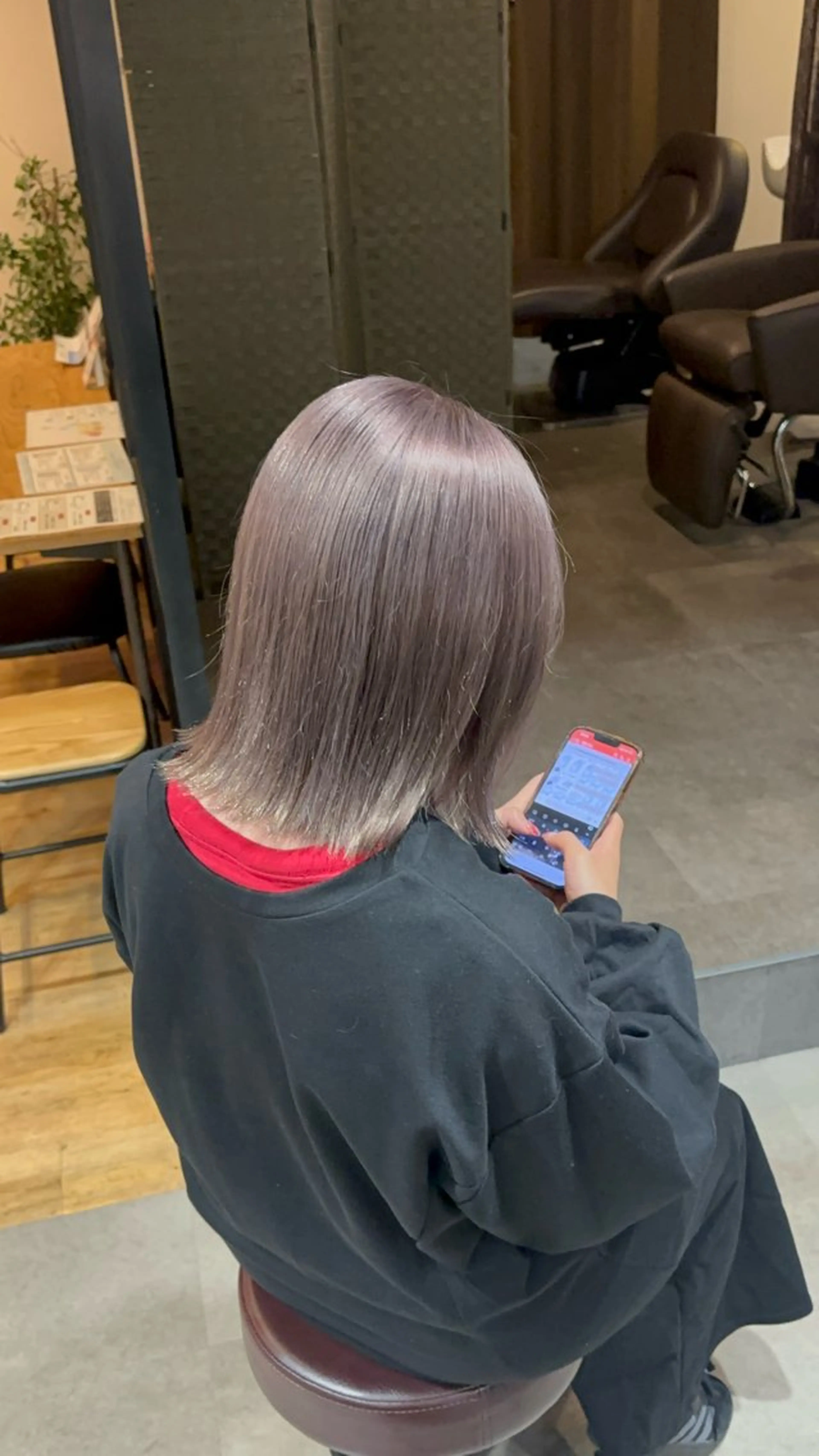 ミディアム カラー ヨシオカ チオリのヘアスタイル