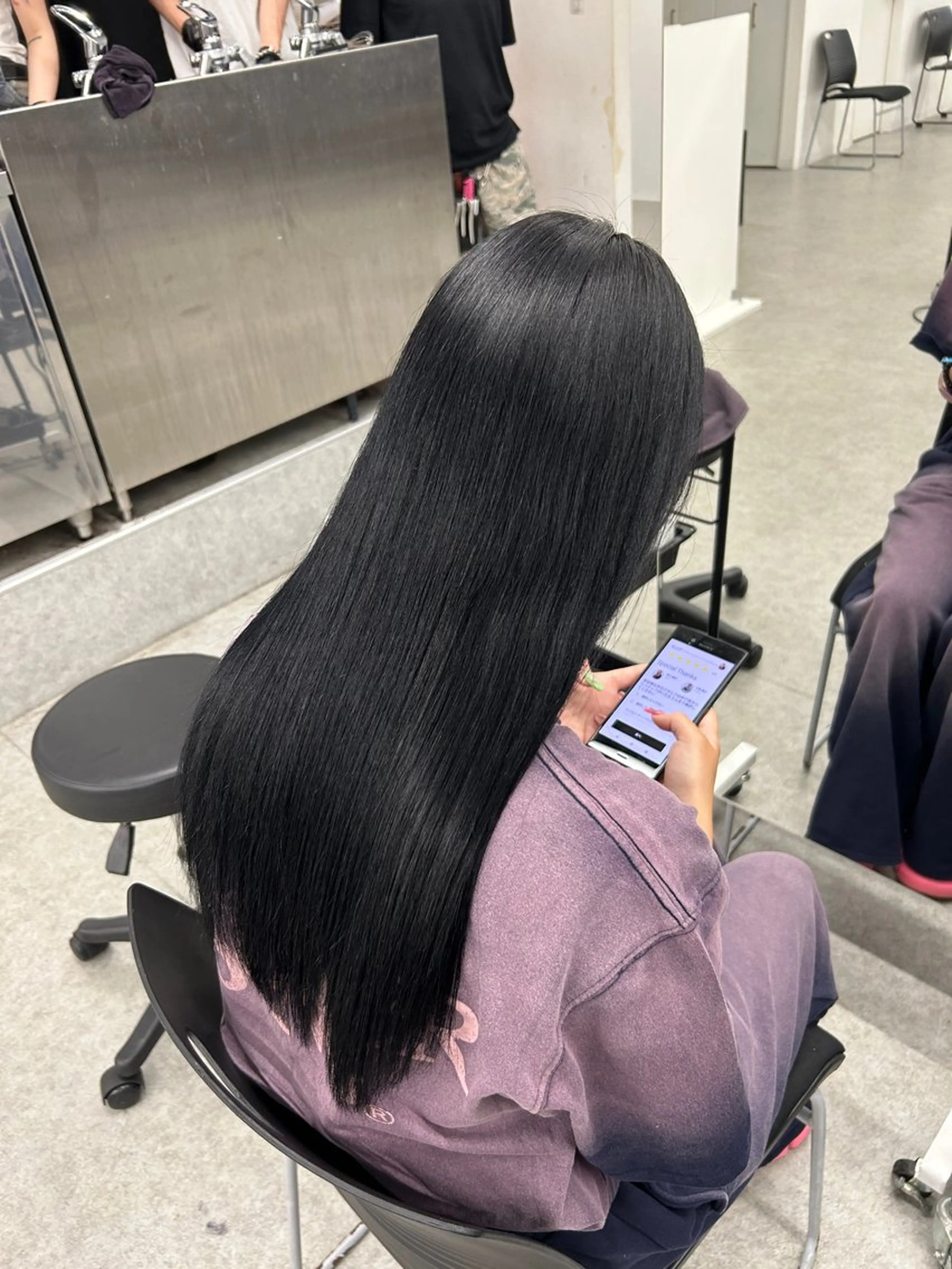 ロング カラー カット ヘアカラー トリートメント モテ艶🪄透明感カラ ー🦋RION🦋のヘアスタイル