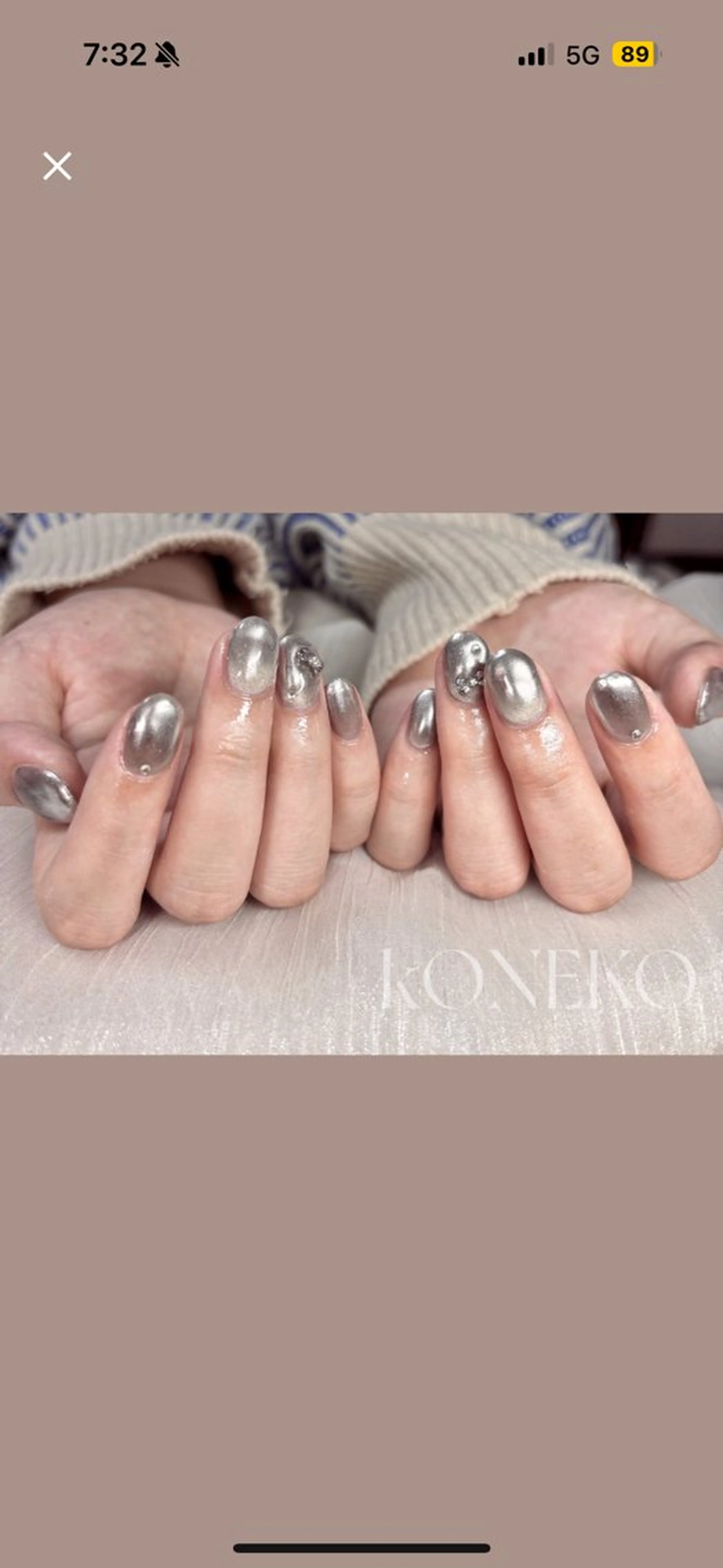 ネイル ハンドネイル コネコネイルサロン モデル用のネイルデザイン