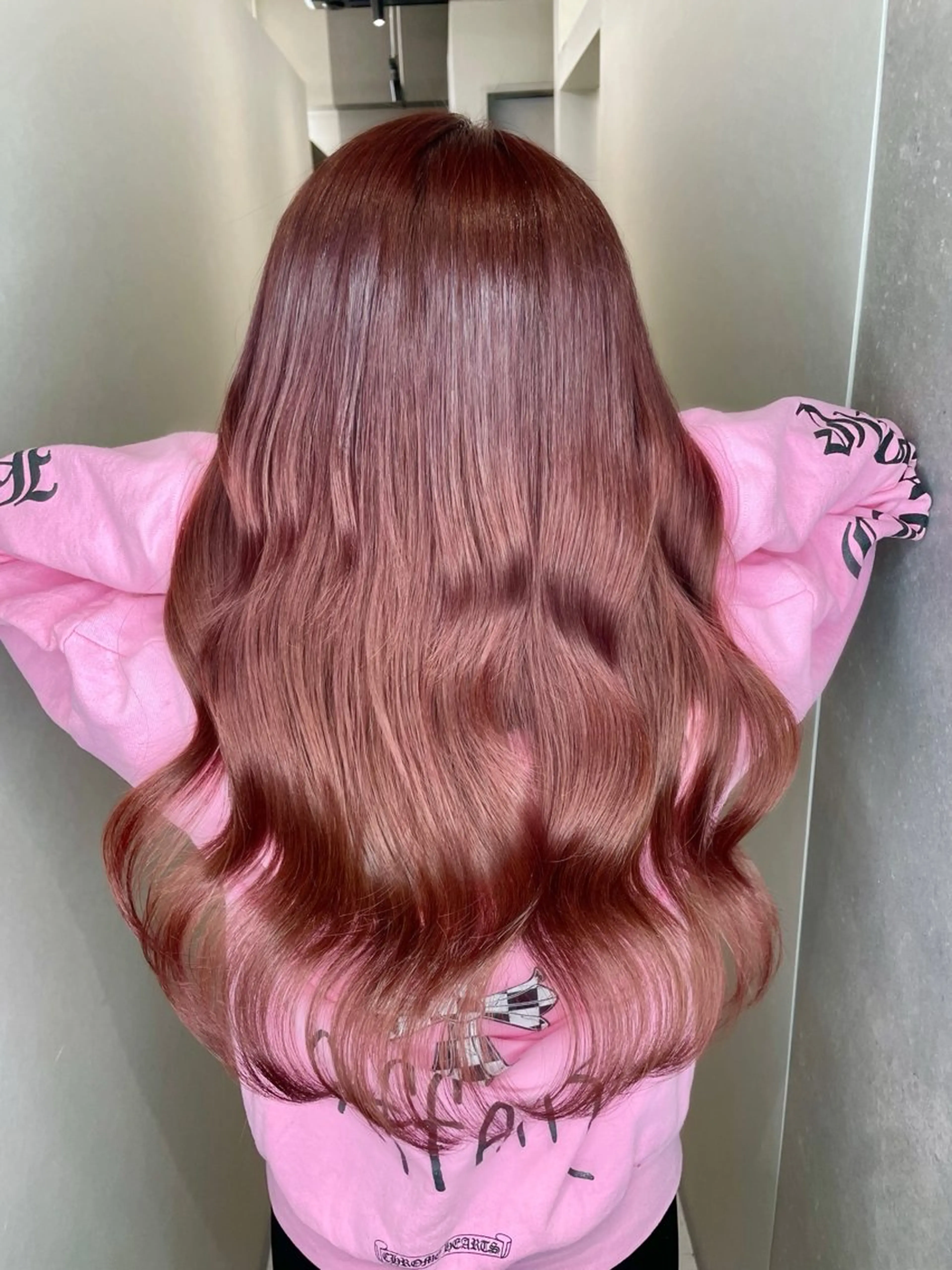 セミロング カラー 透明感カラー 髪質改善 ヘアカラー トリートメント 今井 勝也のヘアスタイル