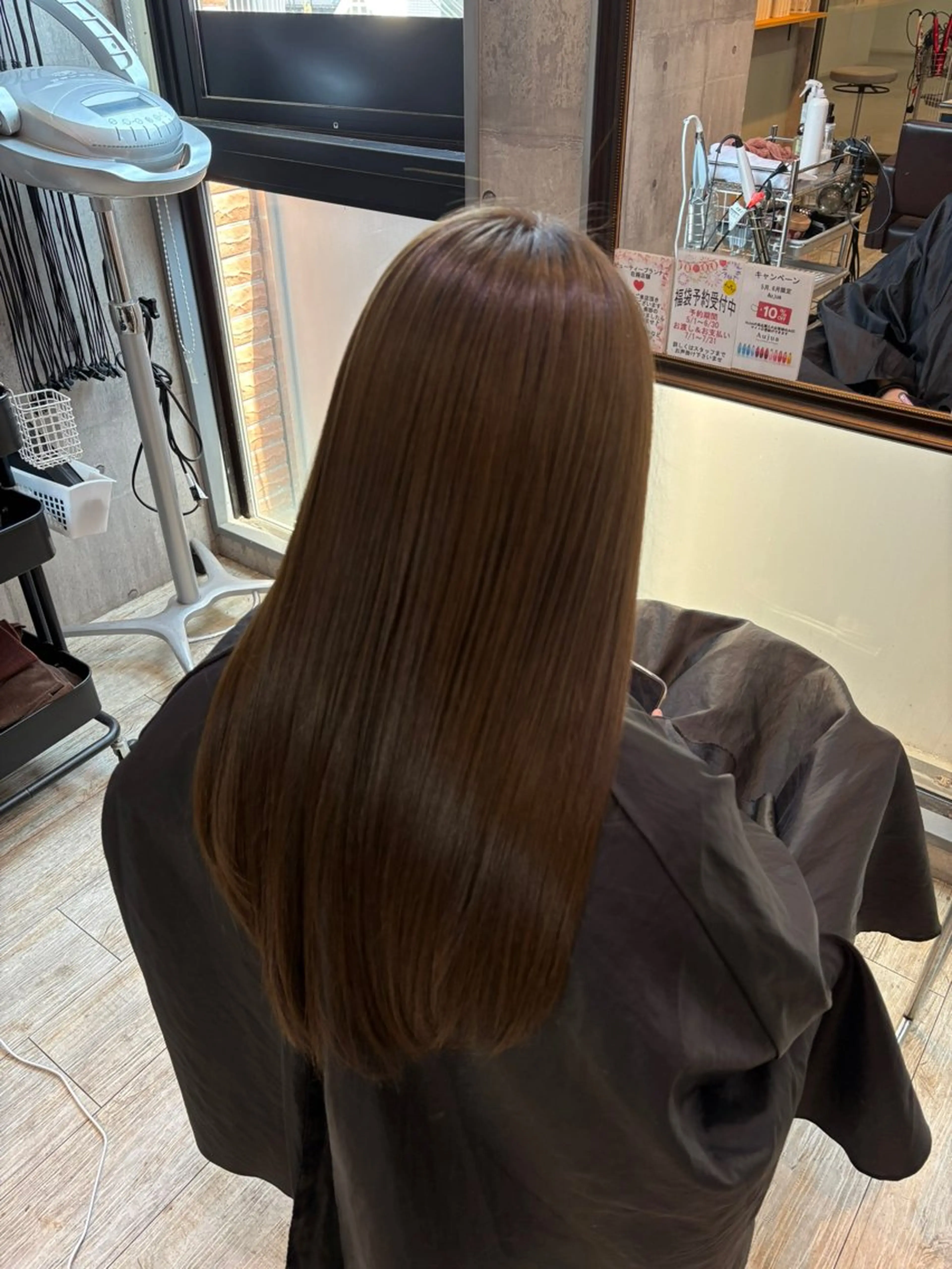 ロング カラー ヘアカラー 艶カラー 藤澤さくらのマツエク・マツパデザイン