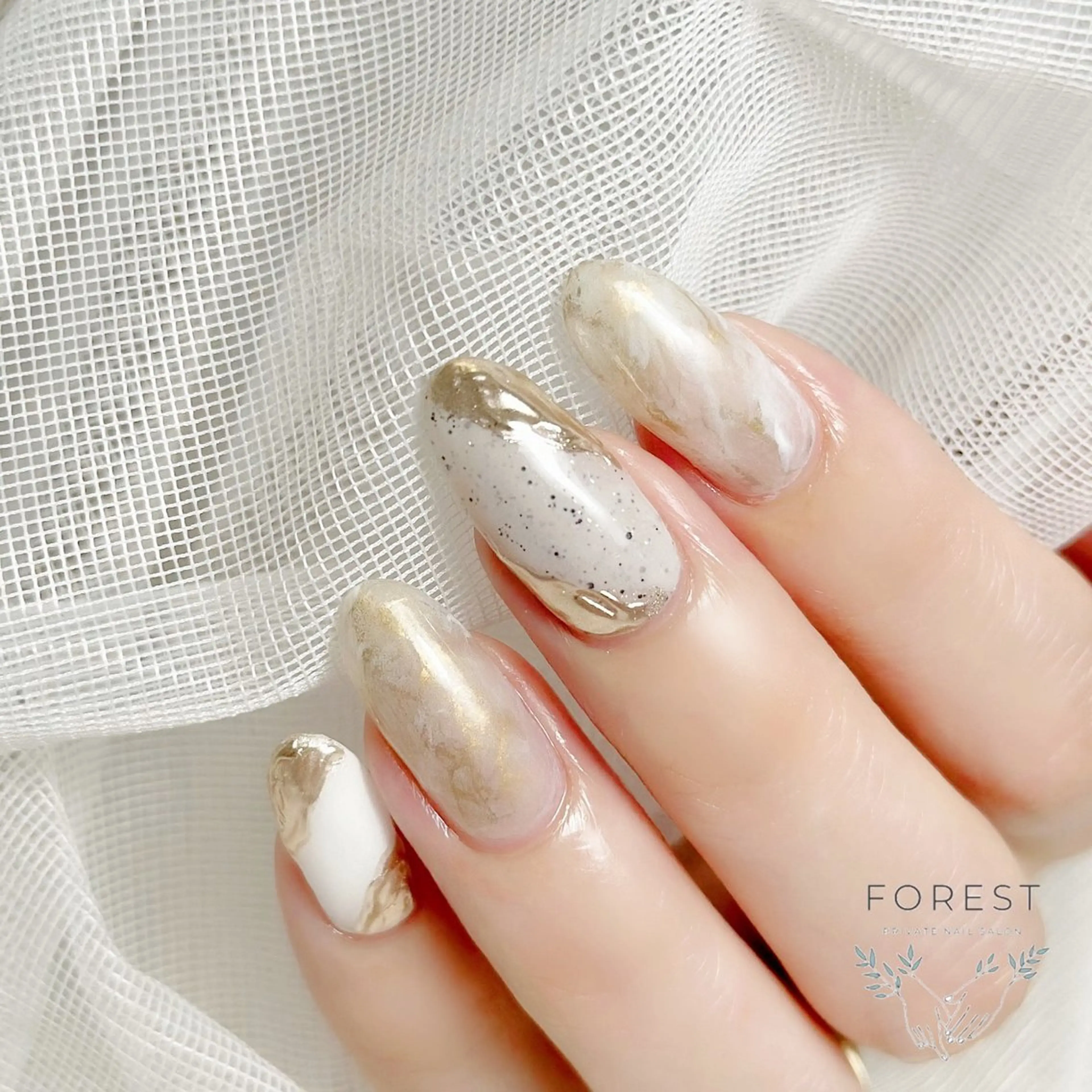 ネイル ハンドネイル 白岡市篠津自宅 サロンForestのネイルデザイン
