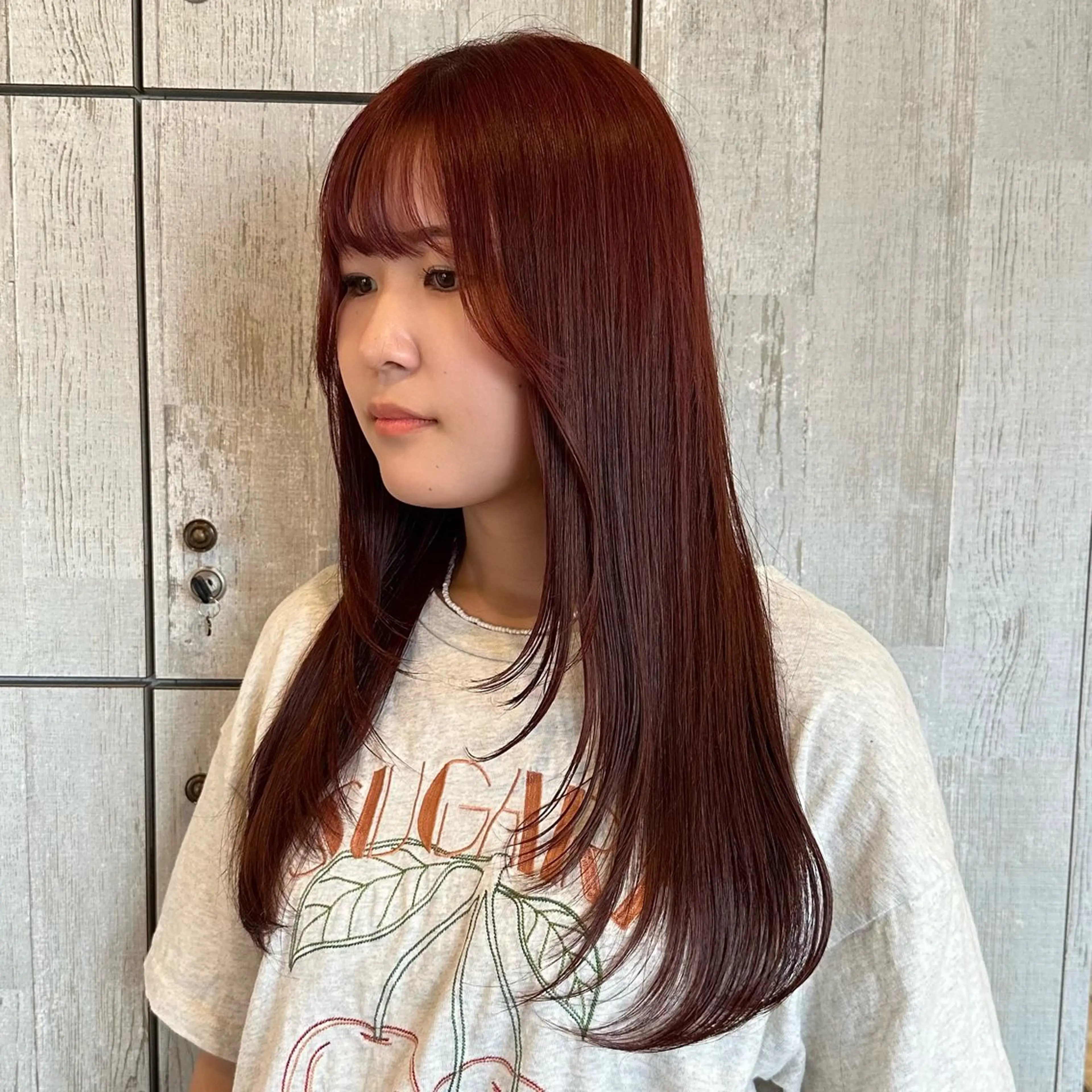 ロング カラー カット 柔らかいcolor ￤韓国￤🩰マユ🩰のヘアスタイル