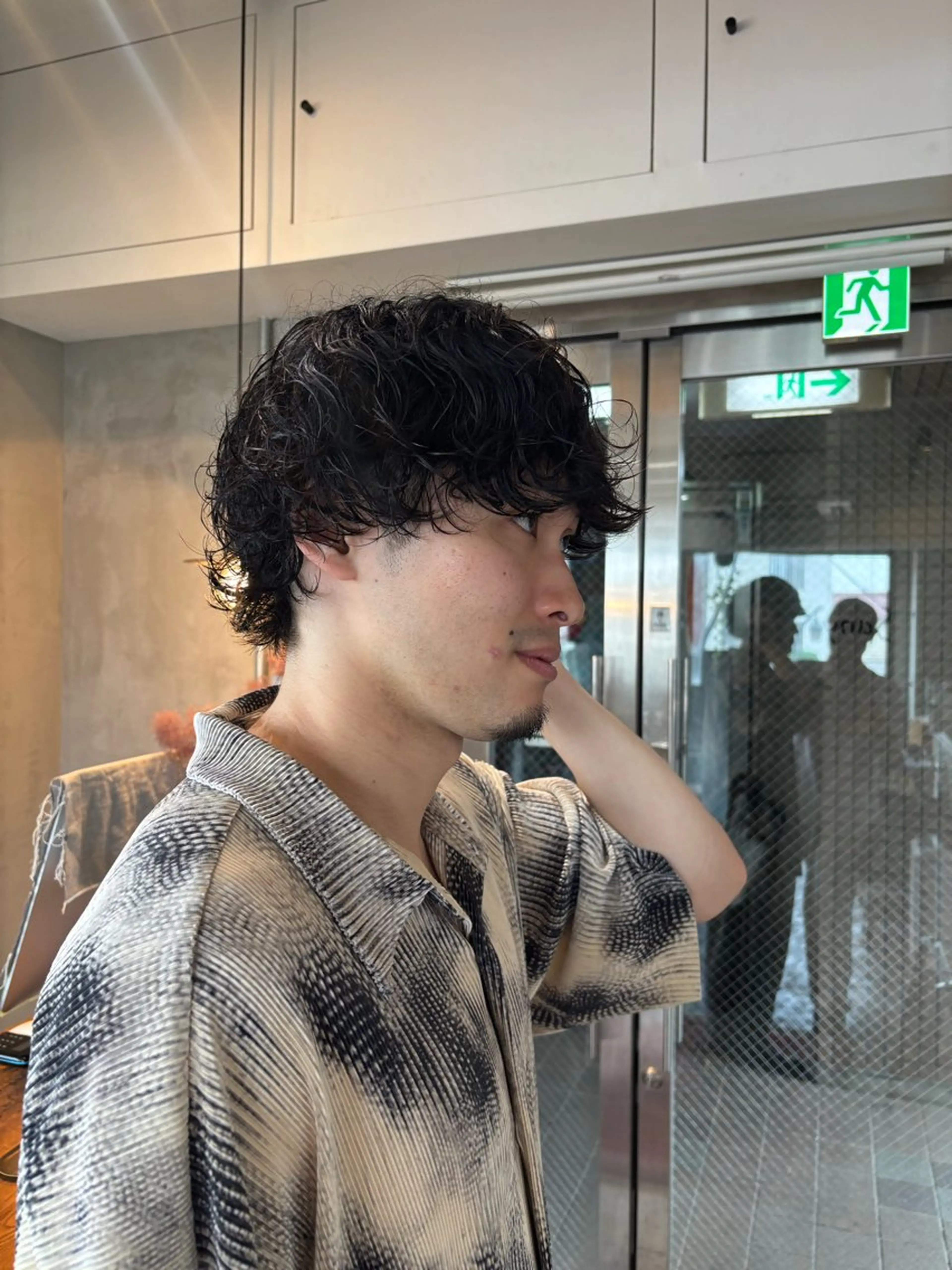 ショート メンズ カット パーマ 大人メンズショート/ ナチュラルヘア/福田のヘアスタイル