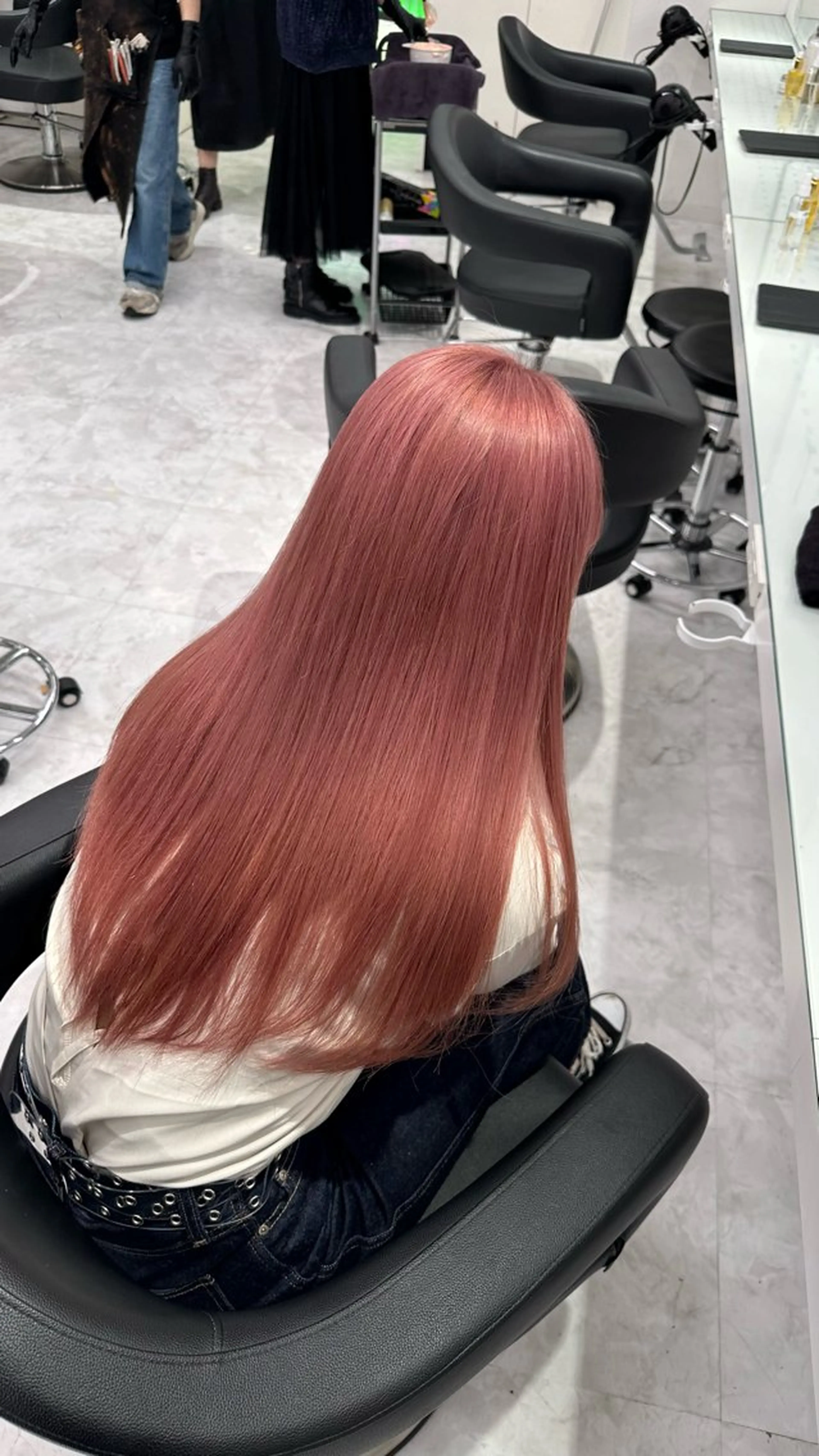 ロング カラー ヘアカラー トリートメント ヘアセット 似合わせハイトーン♡ みつきのヘアスタイル