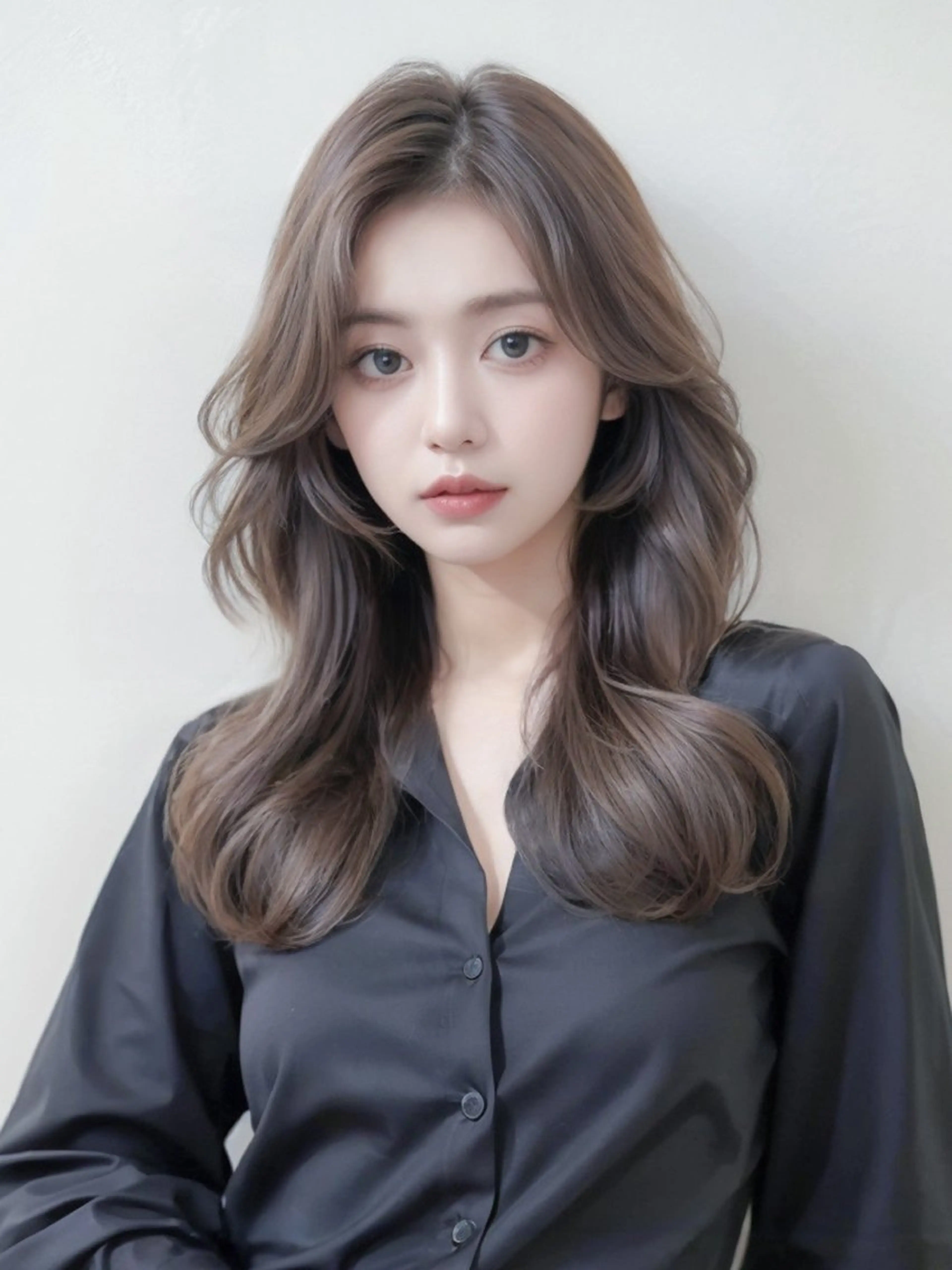 ロング カット ヘアカラー トリートメント 大人可愛いヘア 大田のヘアスタイル