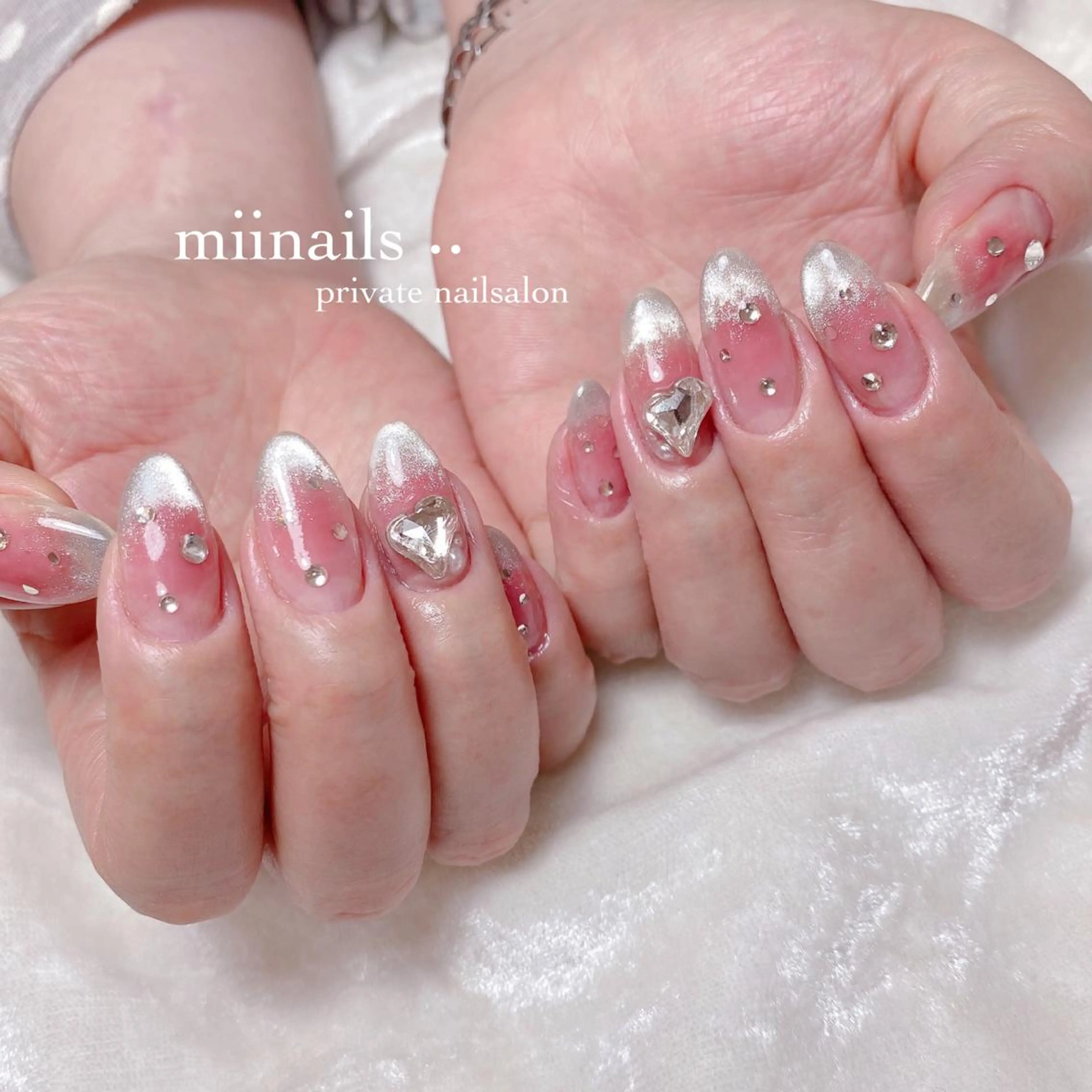 ネイル 韓国ネイル ワンホンネイル ハンドネイル nailsalon miinailsのネイルデザイン