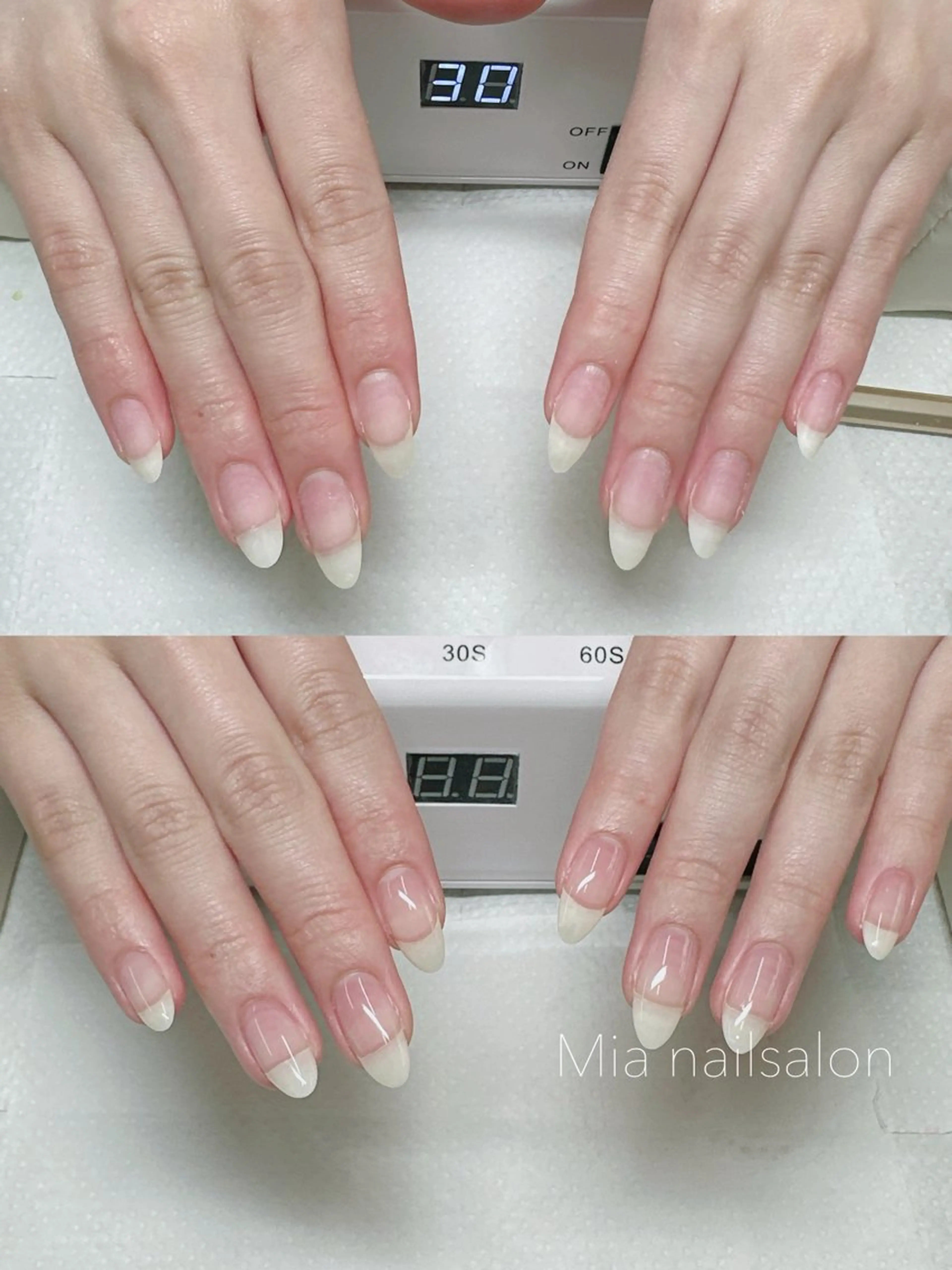 クリアジェルネイル（オフなし）の写真