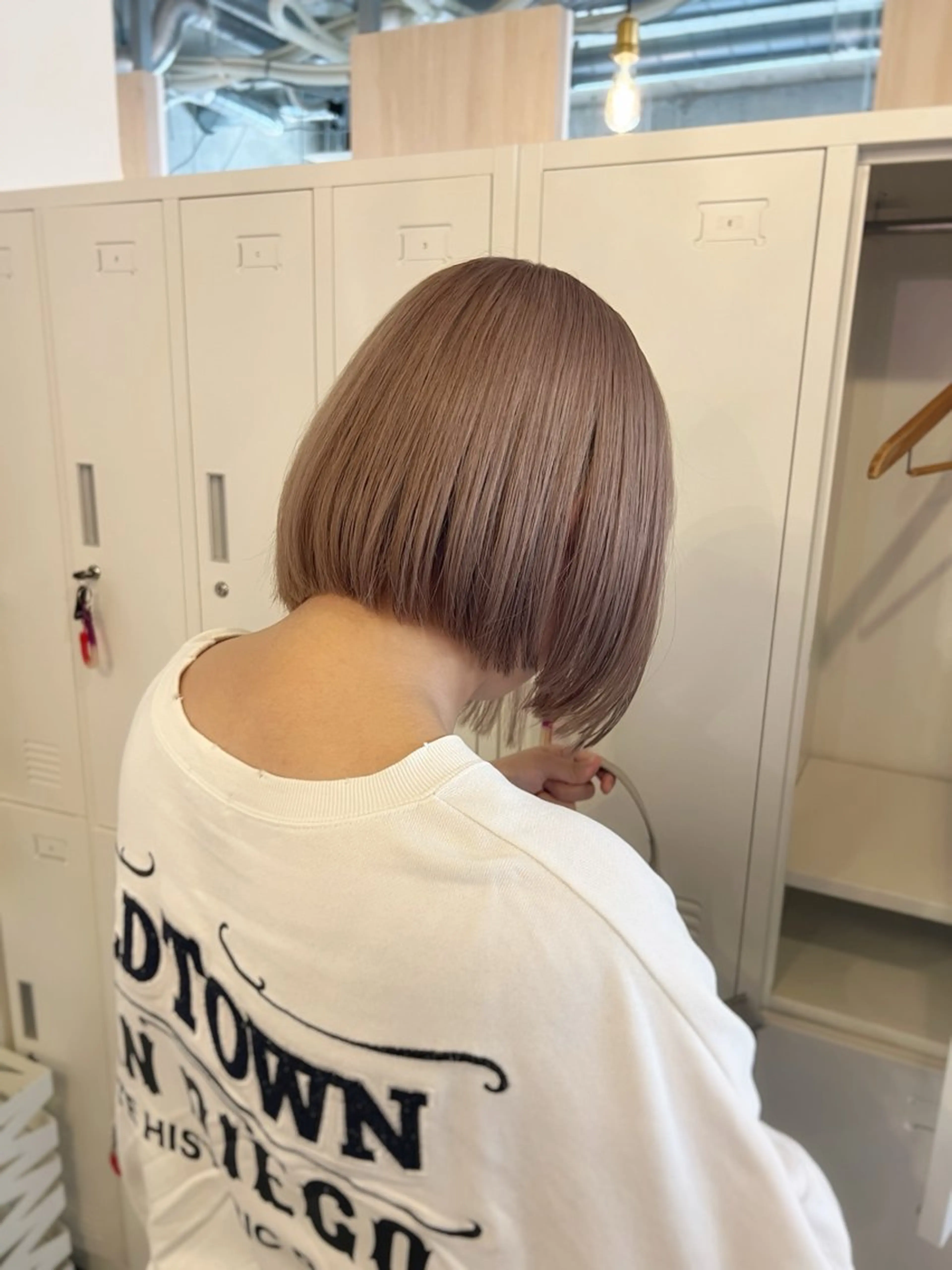 ミディアム カラー カット ヘアカラー トリートメント Stir Maison 大宮所属・ryuma/ボブ /透明感カラーのヘアスタイル