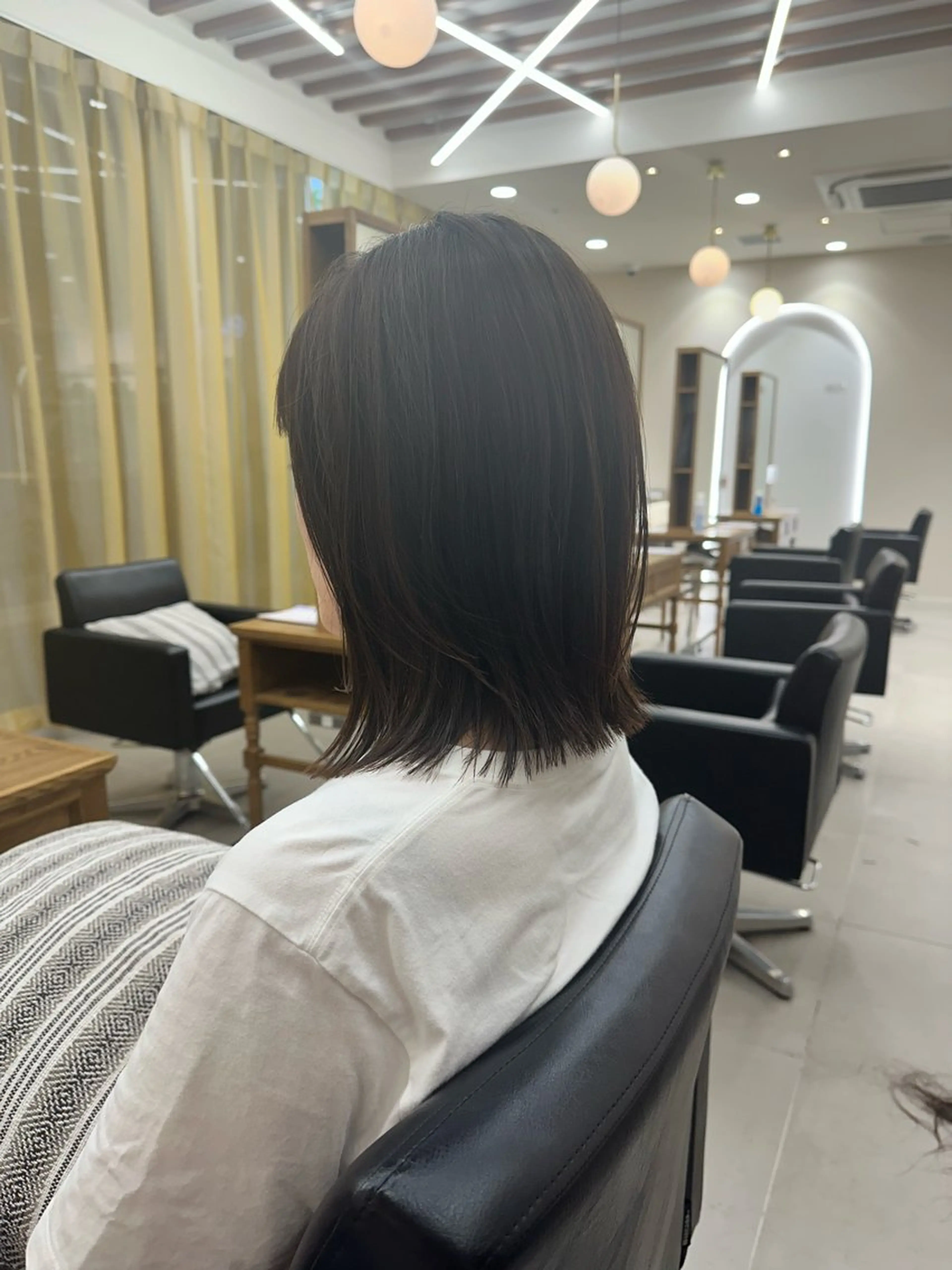 ミディアム 宮原 智美のヘアスタイル