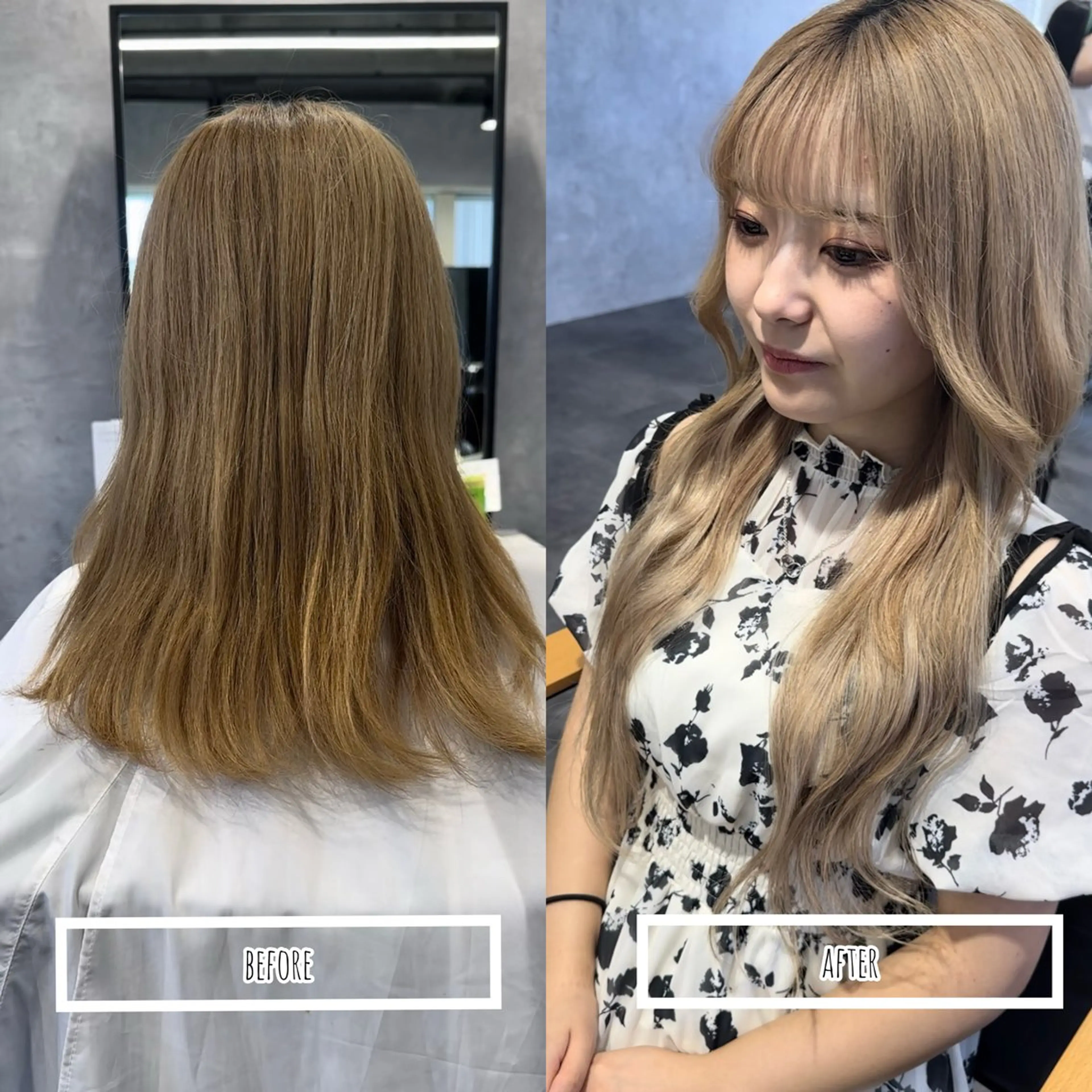 ミディアム プルエクステ エクステ エクステ プルエクステ/透明感 カラー✨KAZUKIのヘアスタイル