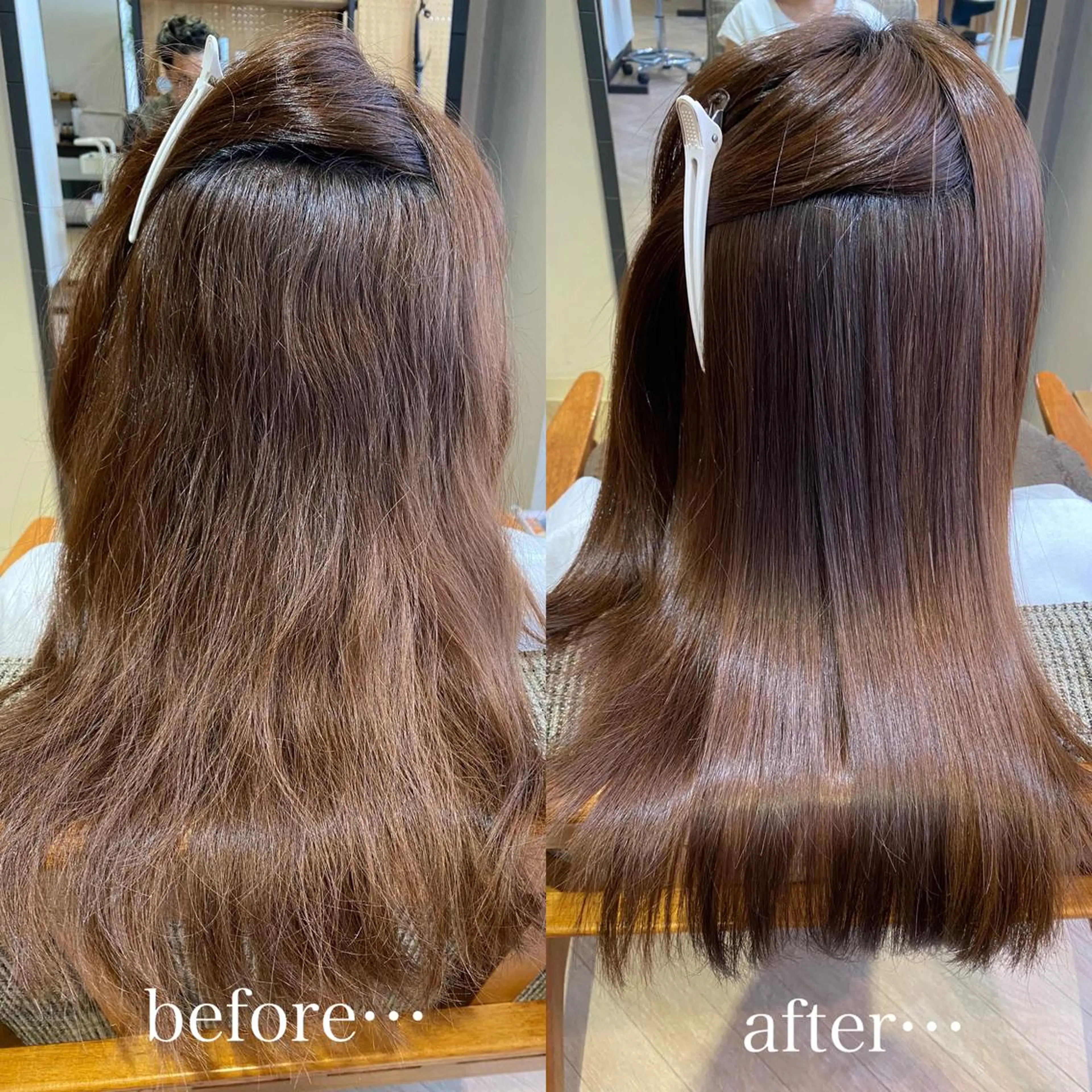 ロング くせ毛 縮毛矯正 CANVAS. 【美髪専門店】のヘアスタイル