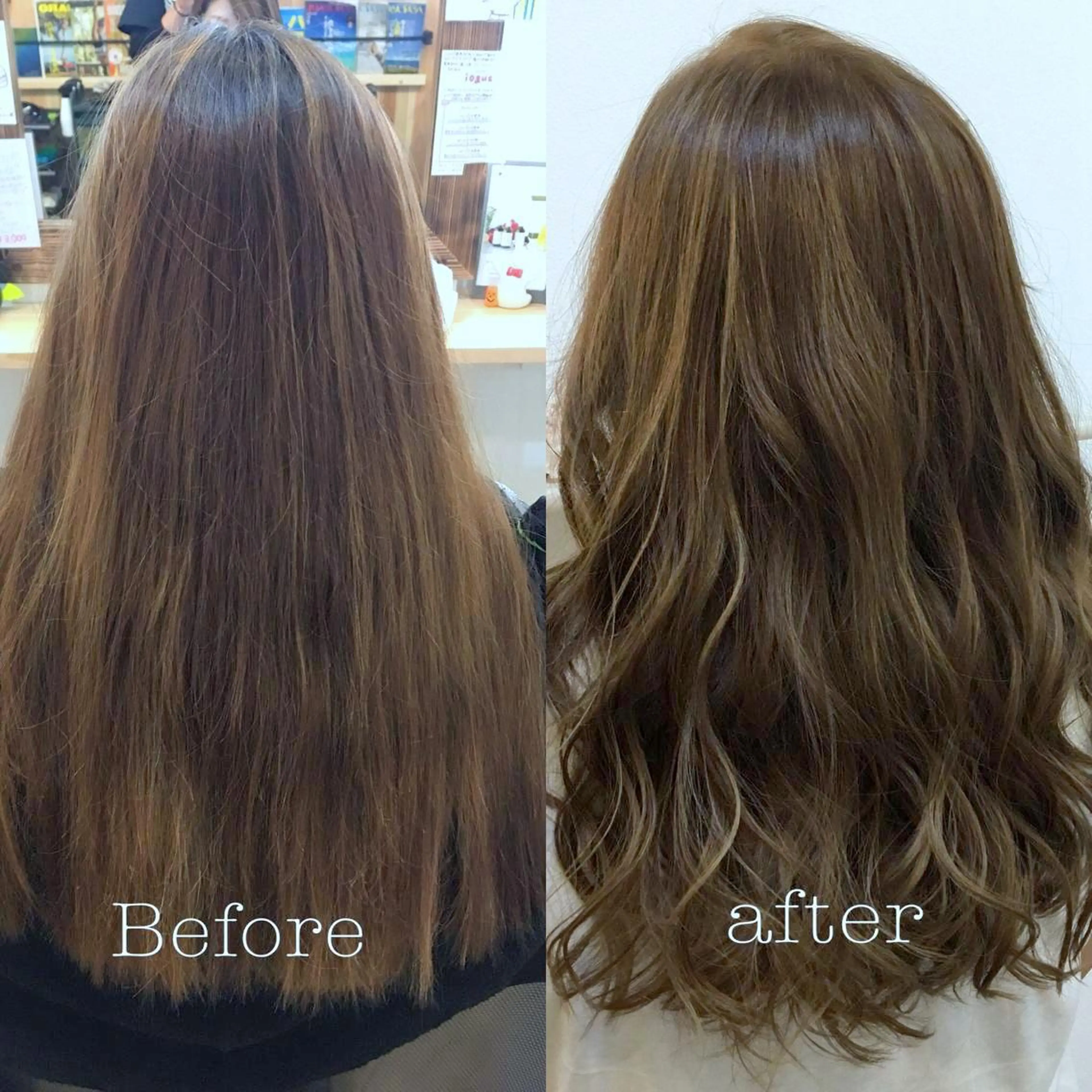 ロング カラー ヘアカラー トリートメント LANI hair resortのヘアスタイル