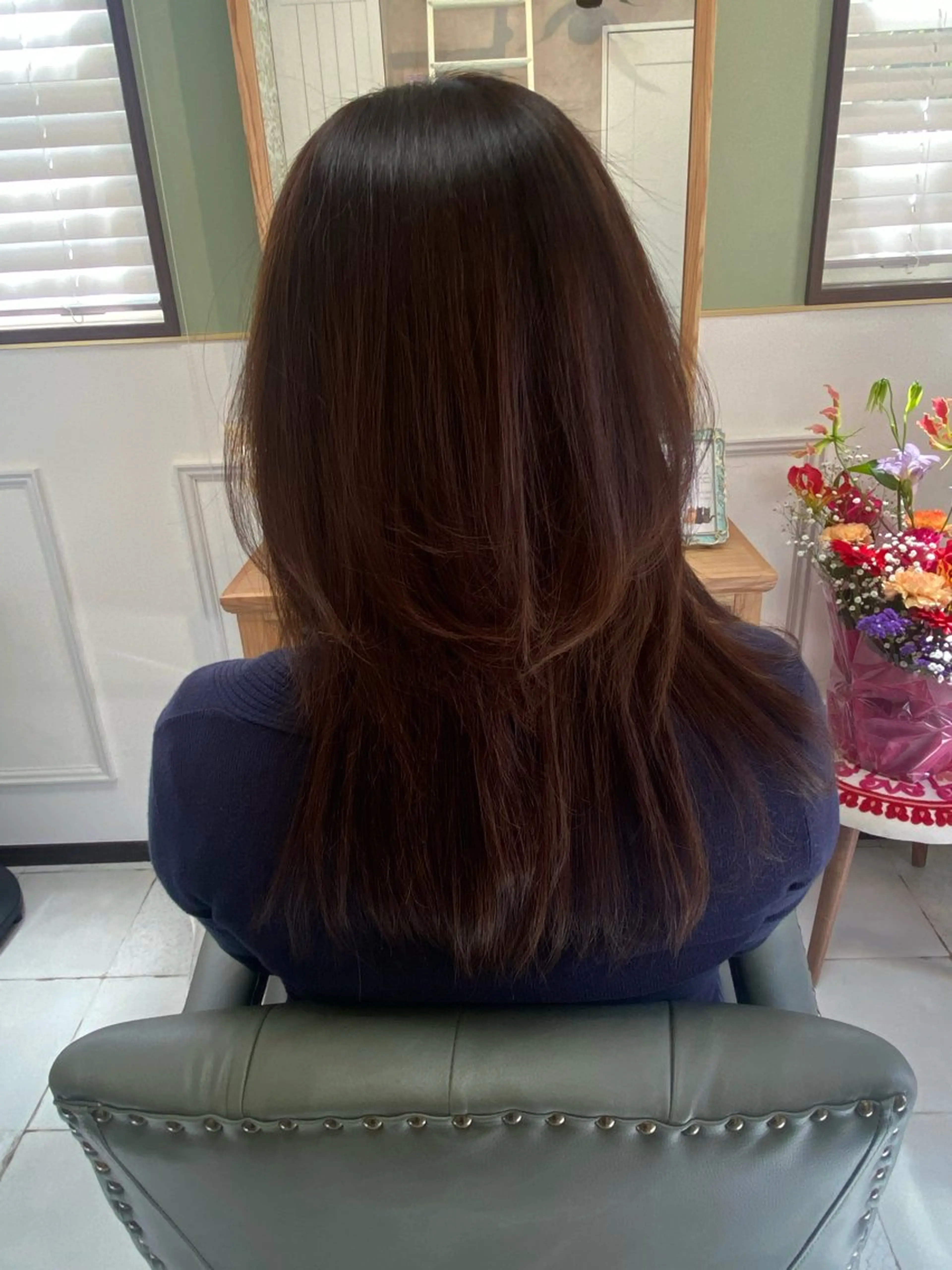 ロング カラー private salon   Cerisette（スリゼット）所属・山﨑 由香のヘアスタイル