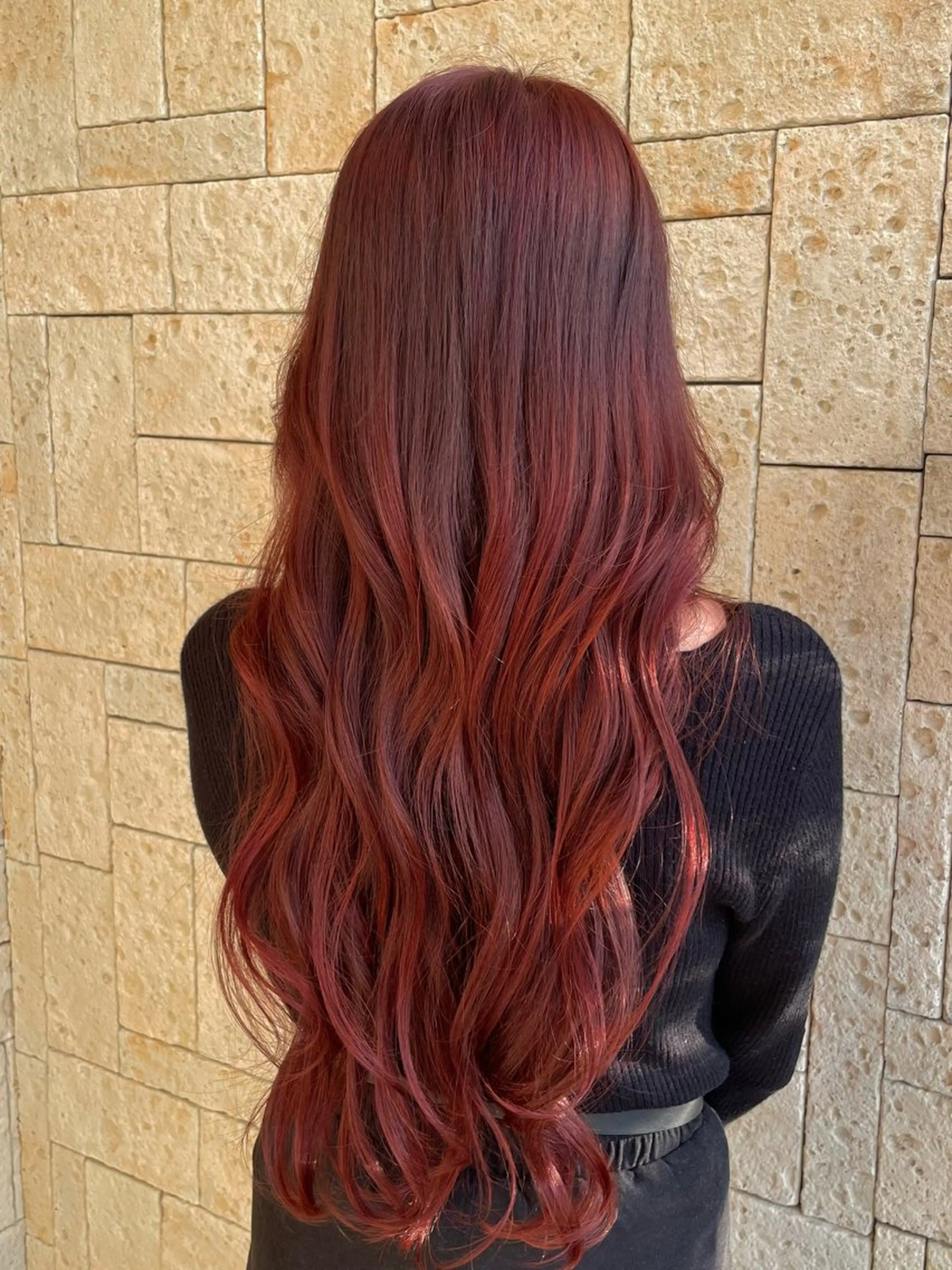 ロング ヘアカラー トリートメント 木村 一葵のヘアスタイル