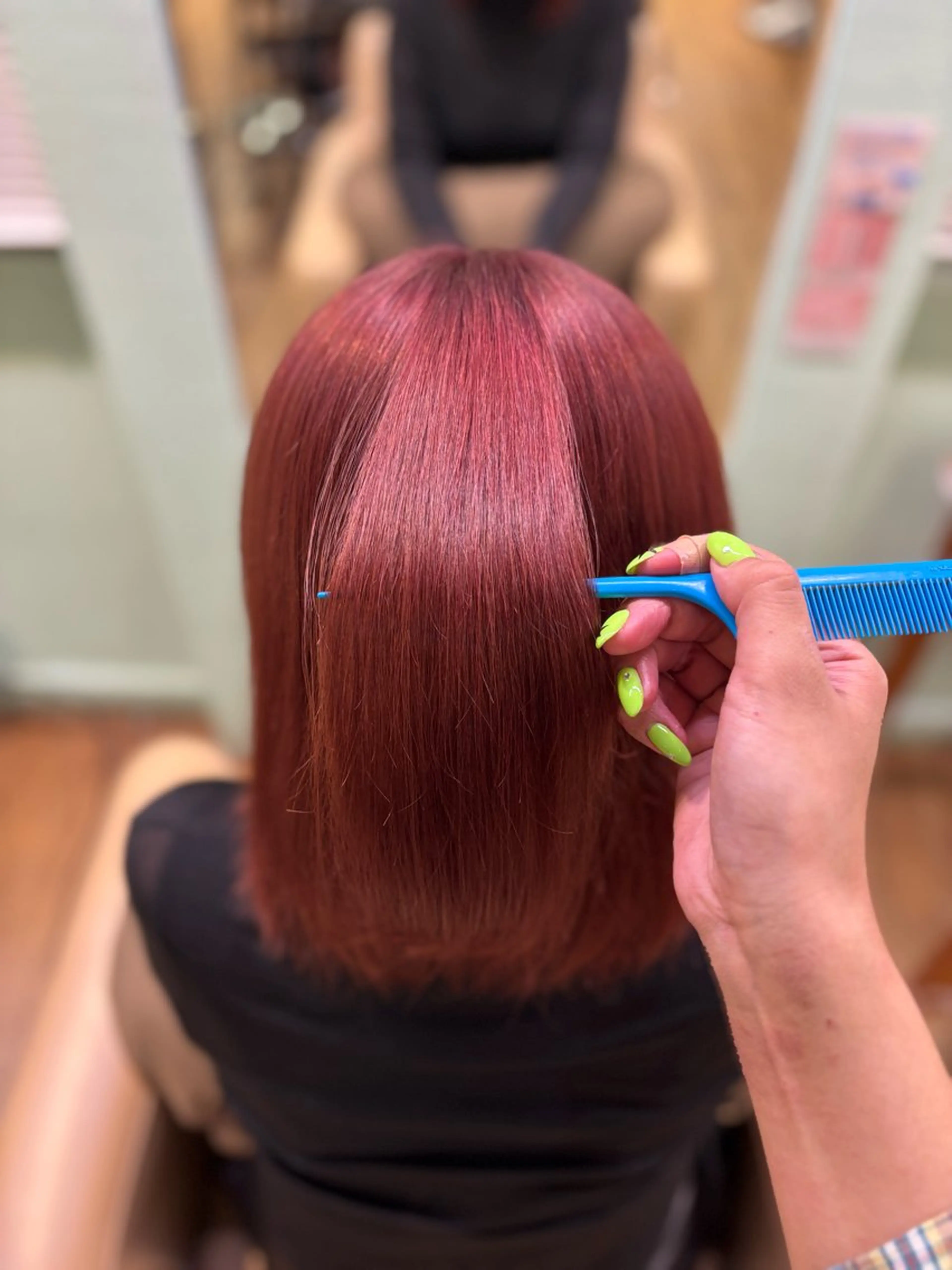 カラー ヘアカラー ブリーチカラー/ maru🩵💚のヘアスタイル