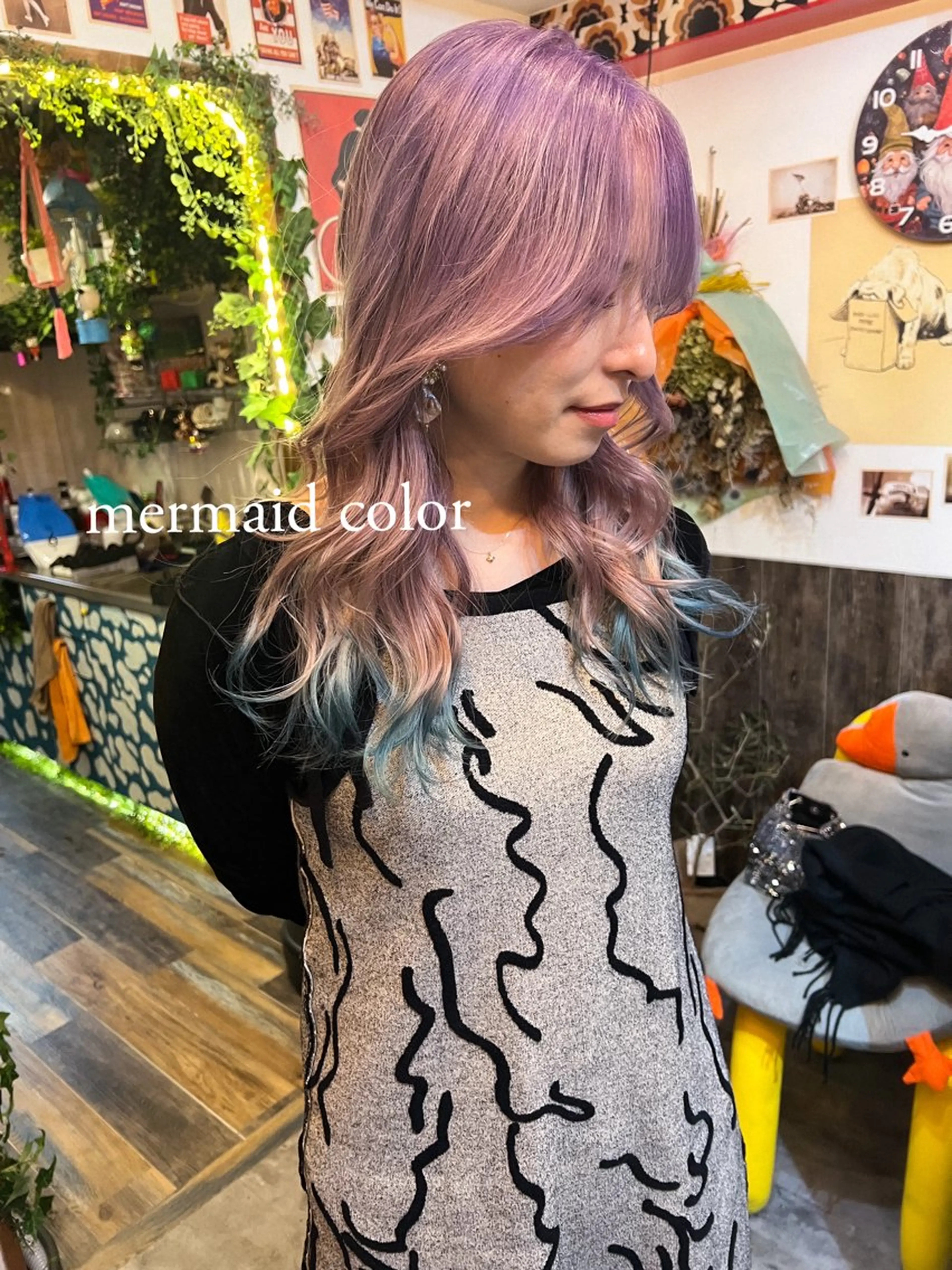 セミロング カラー カラーパティシエ facce🌼ikoのヘアスタイル