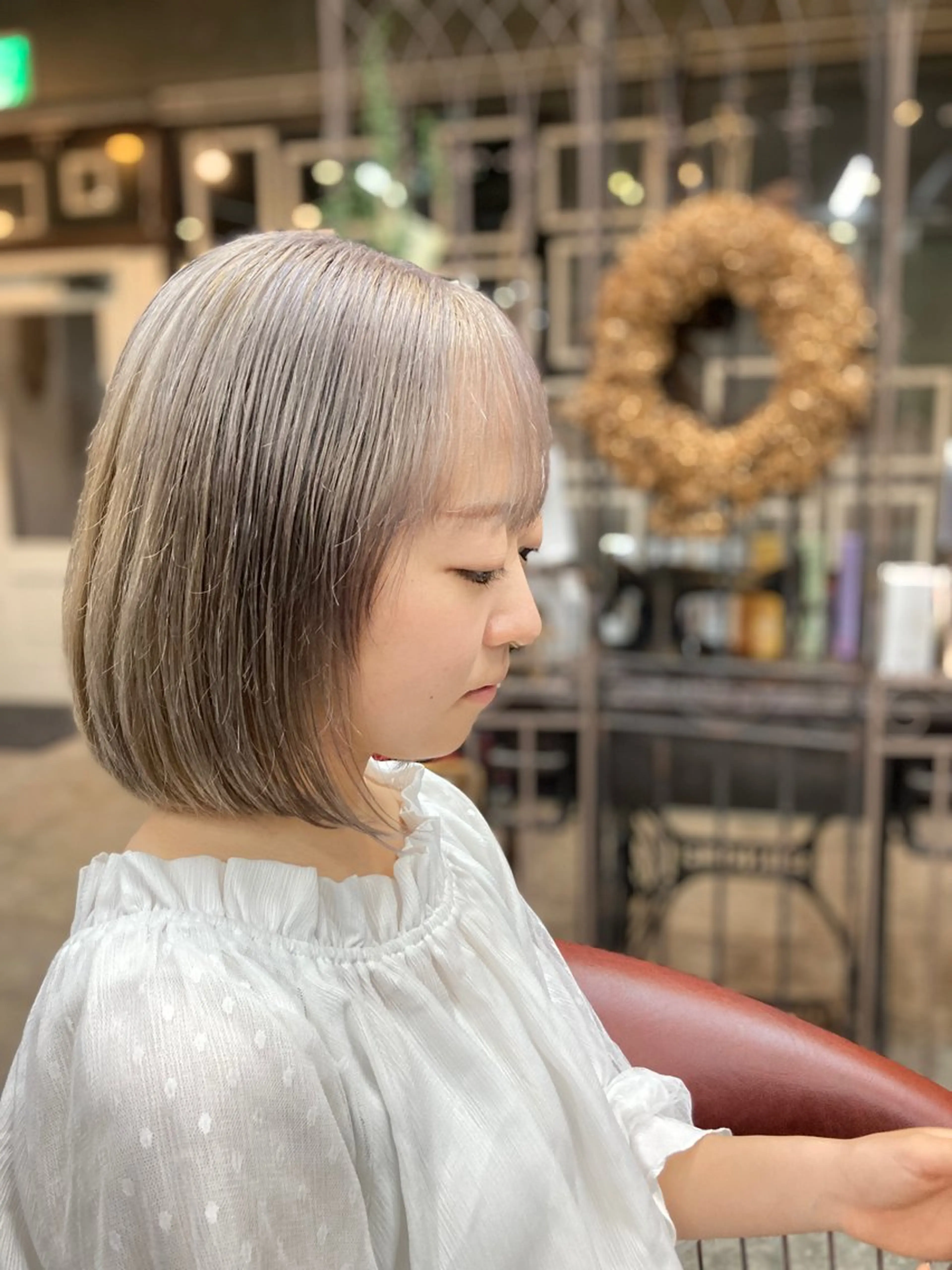 ショート カラー グレージュ ヘアカラー 新田龍之輔 →メンズ／派手髪のヘアスタイル