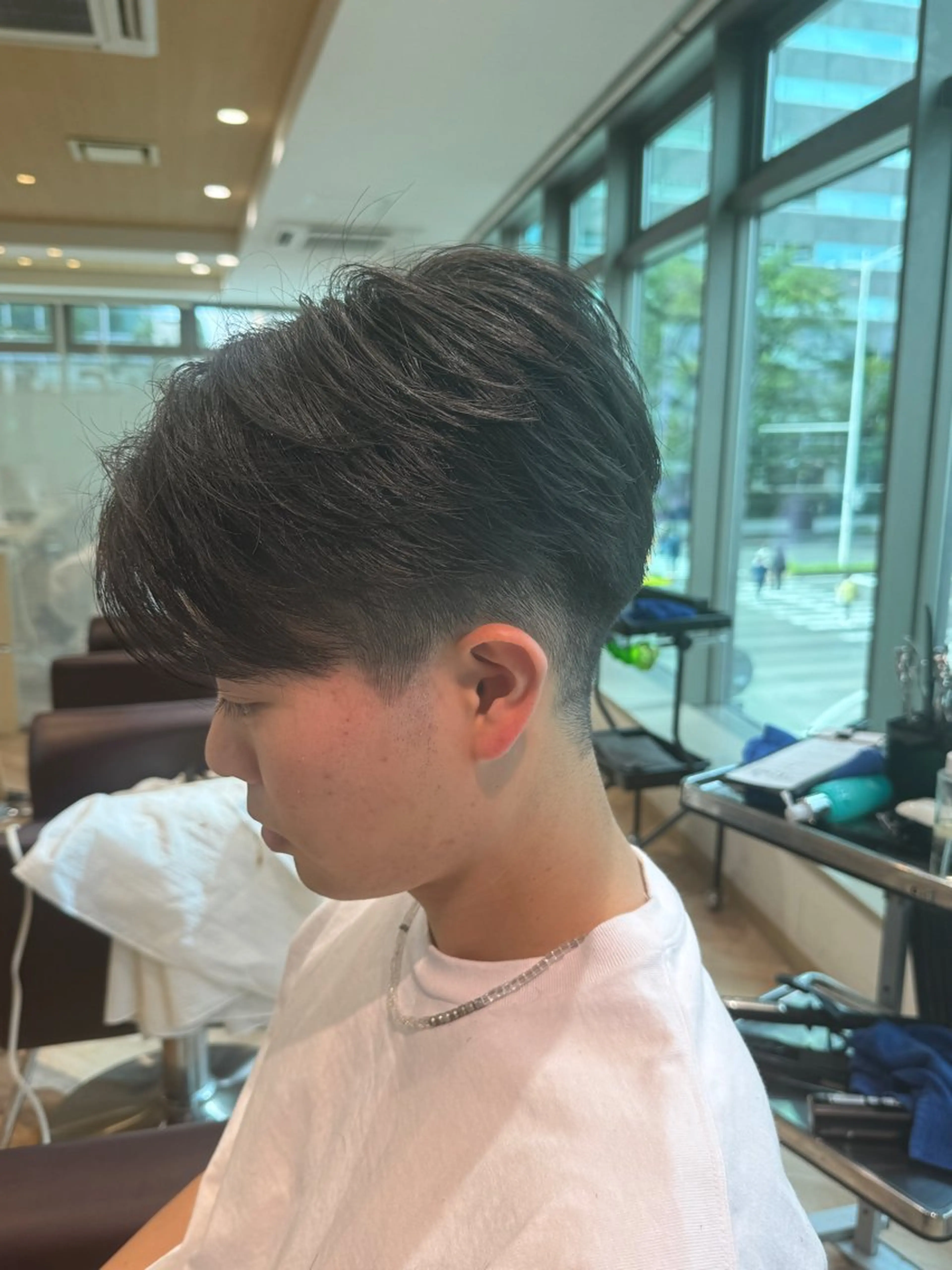 ショート メンズ メンズ特化/ センターパート/八谷のヘアスタイル