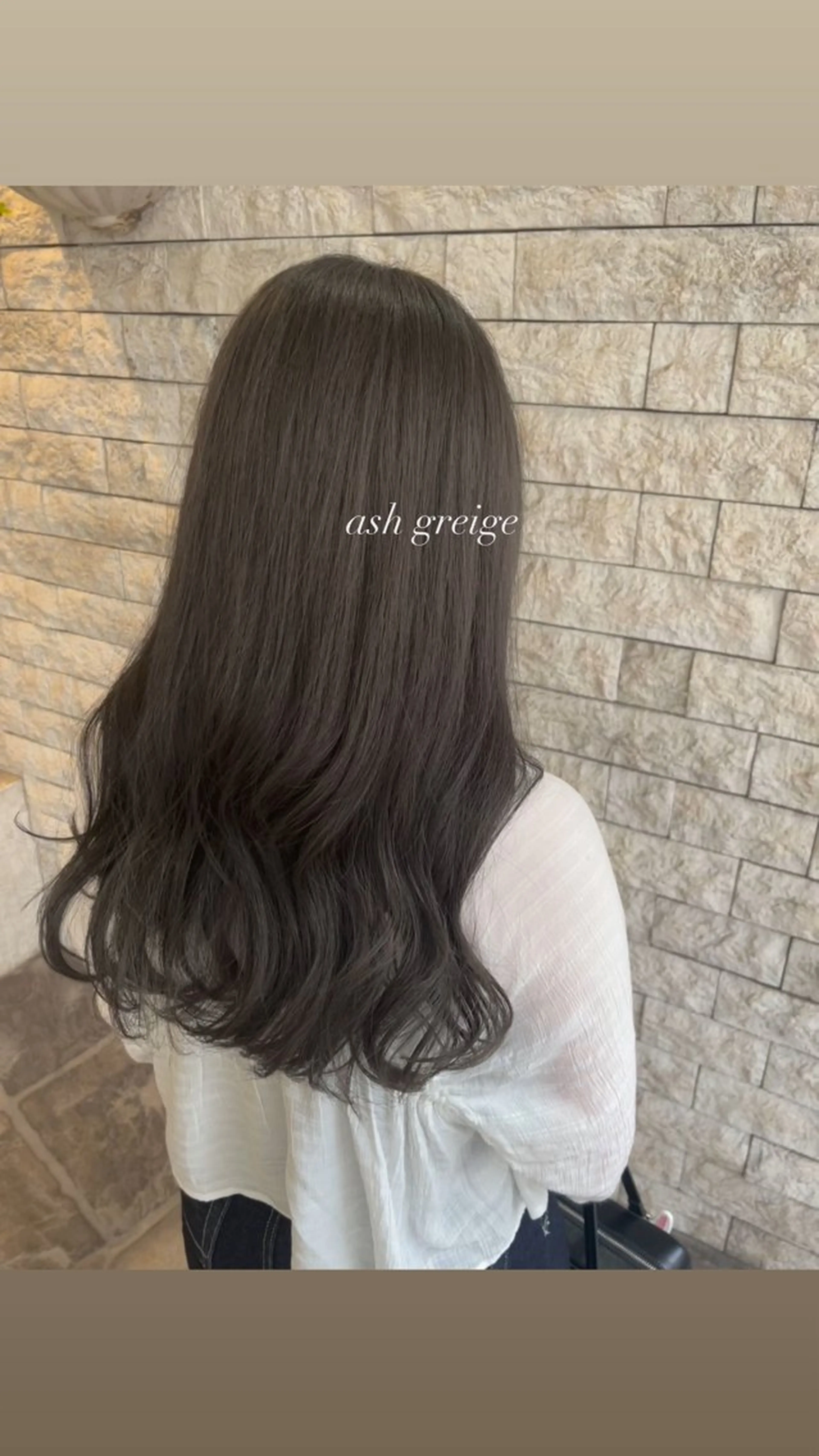 ロング カラー アッシュ アッシュグレー アッシュグレージュ ブリーチ 透明感カラー カット ヘアカラー トリートメント 透明感カラー／ 艶感カラー／RAMUのヘアスタイル