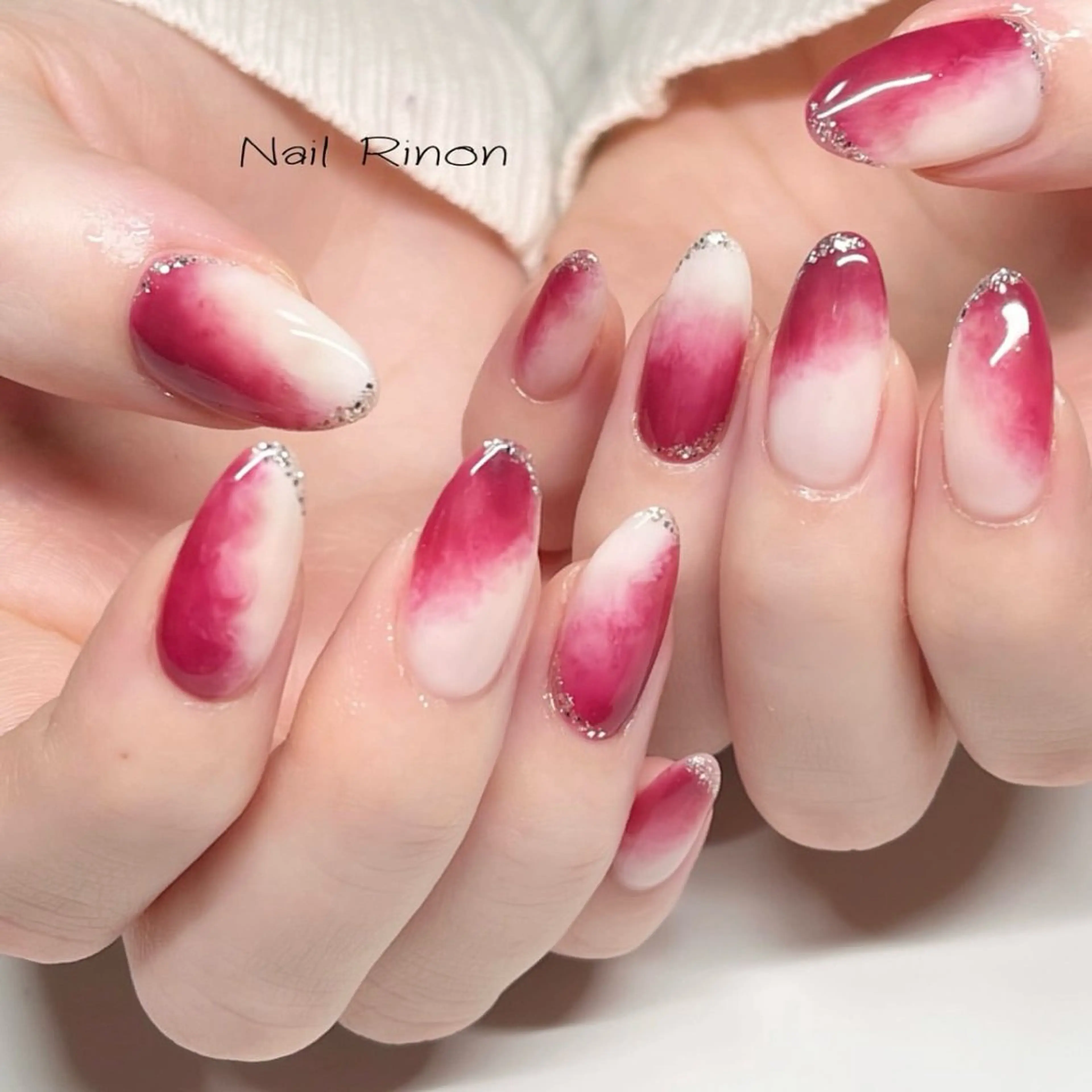 ネイル ニュアンスネイル ハンドネイル Nail Rinonのネイルデザイン