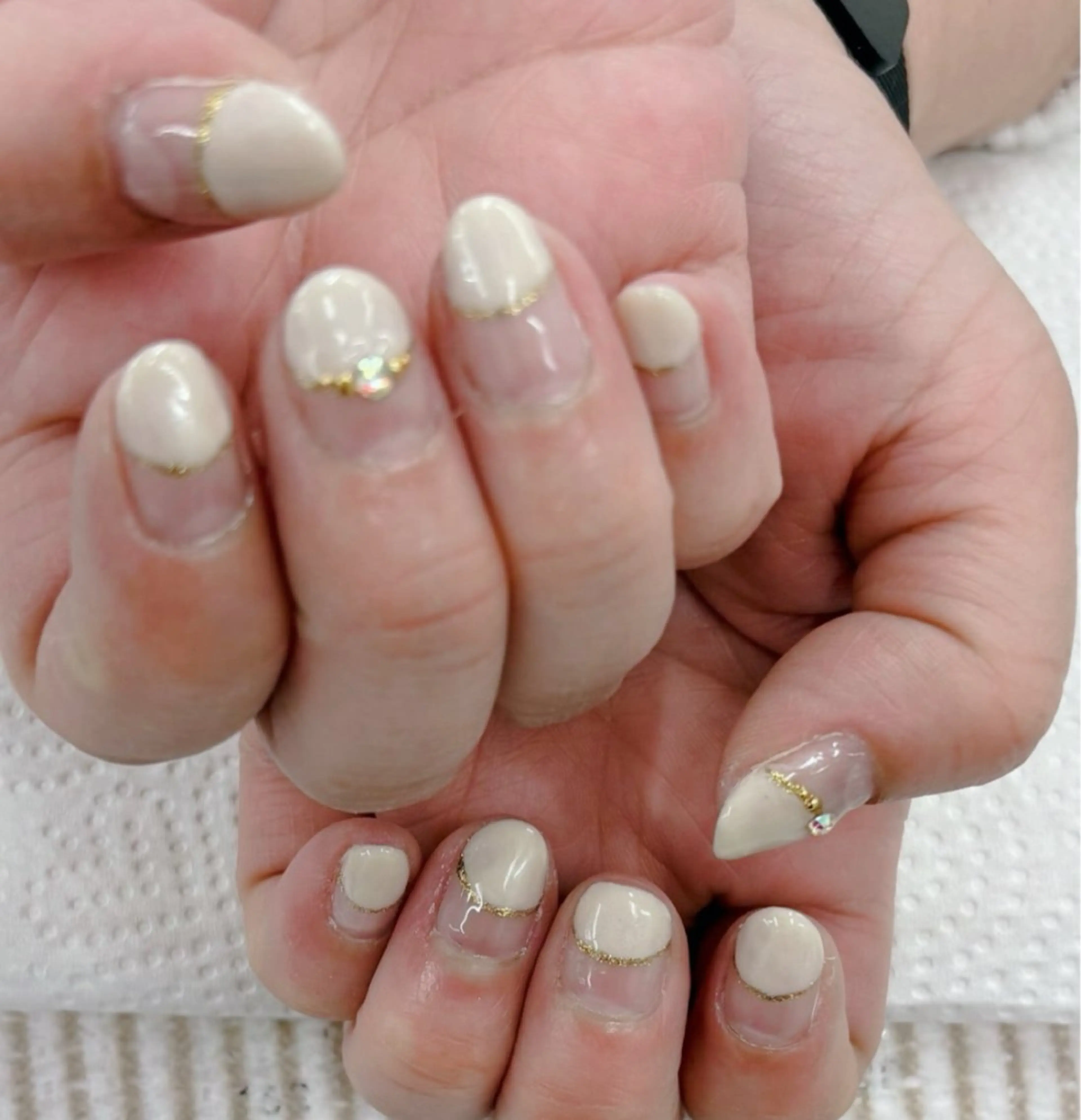 ネイル フレンチネイル 宮嶋 邦佳のネイルデザイン