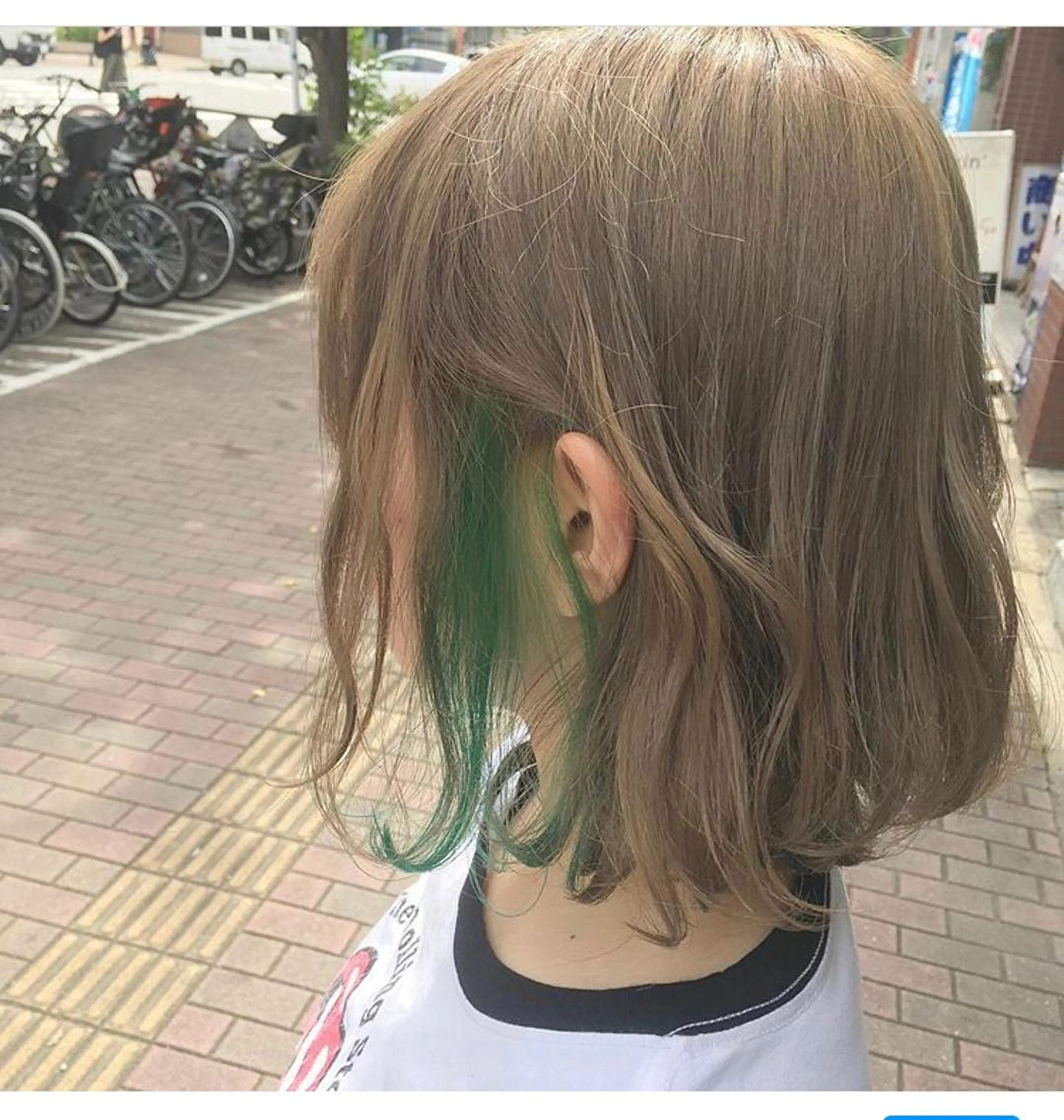 ミディアム 朝重 康希のヘアスタイル