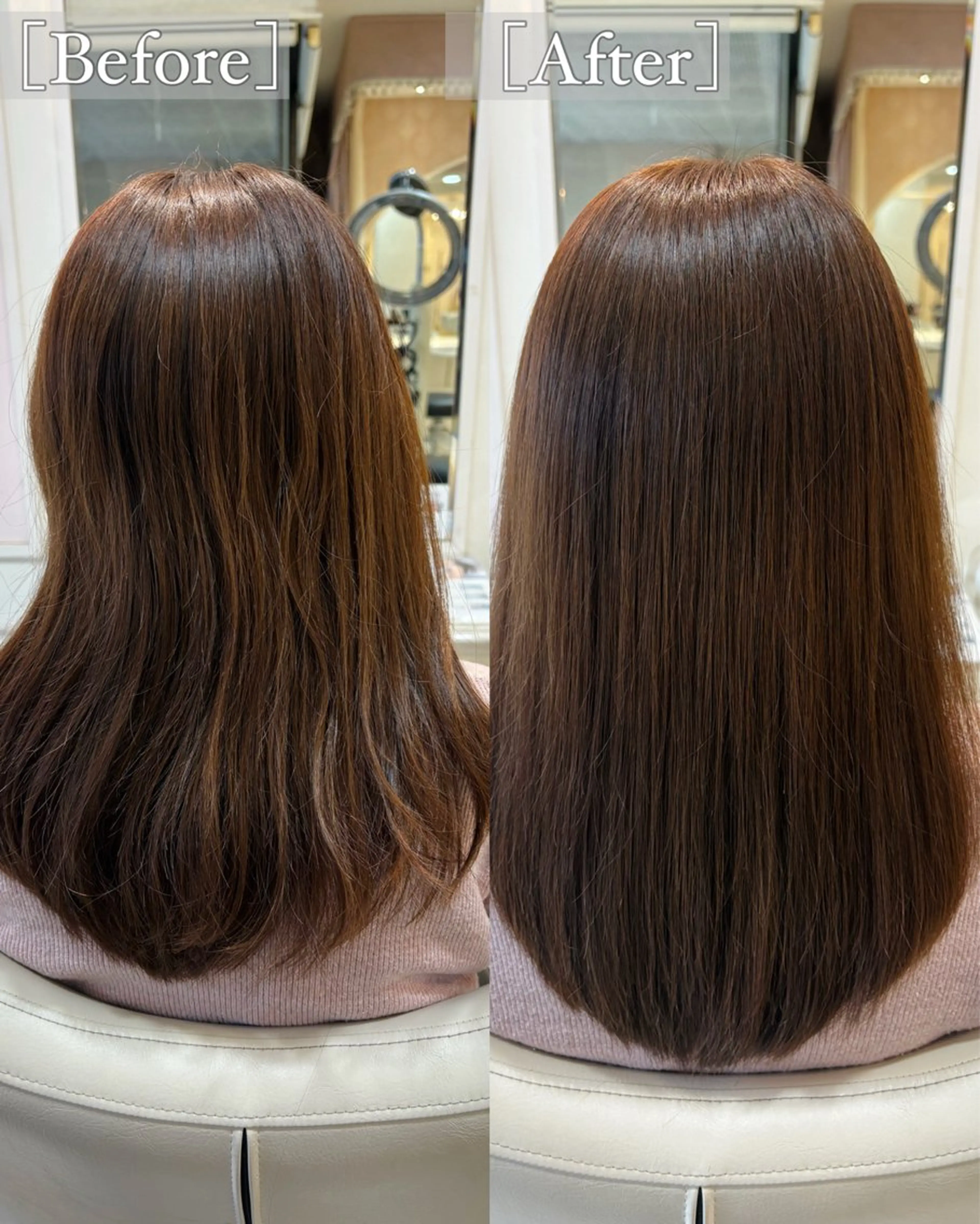 セミロング 髪質改善 カット ヘアカラー トリートメント 高橋 佑のヘアスタイル