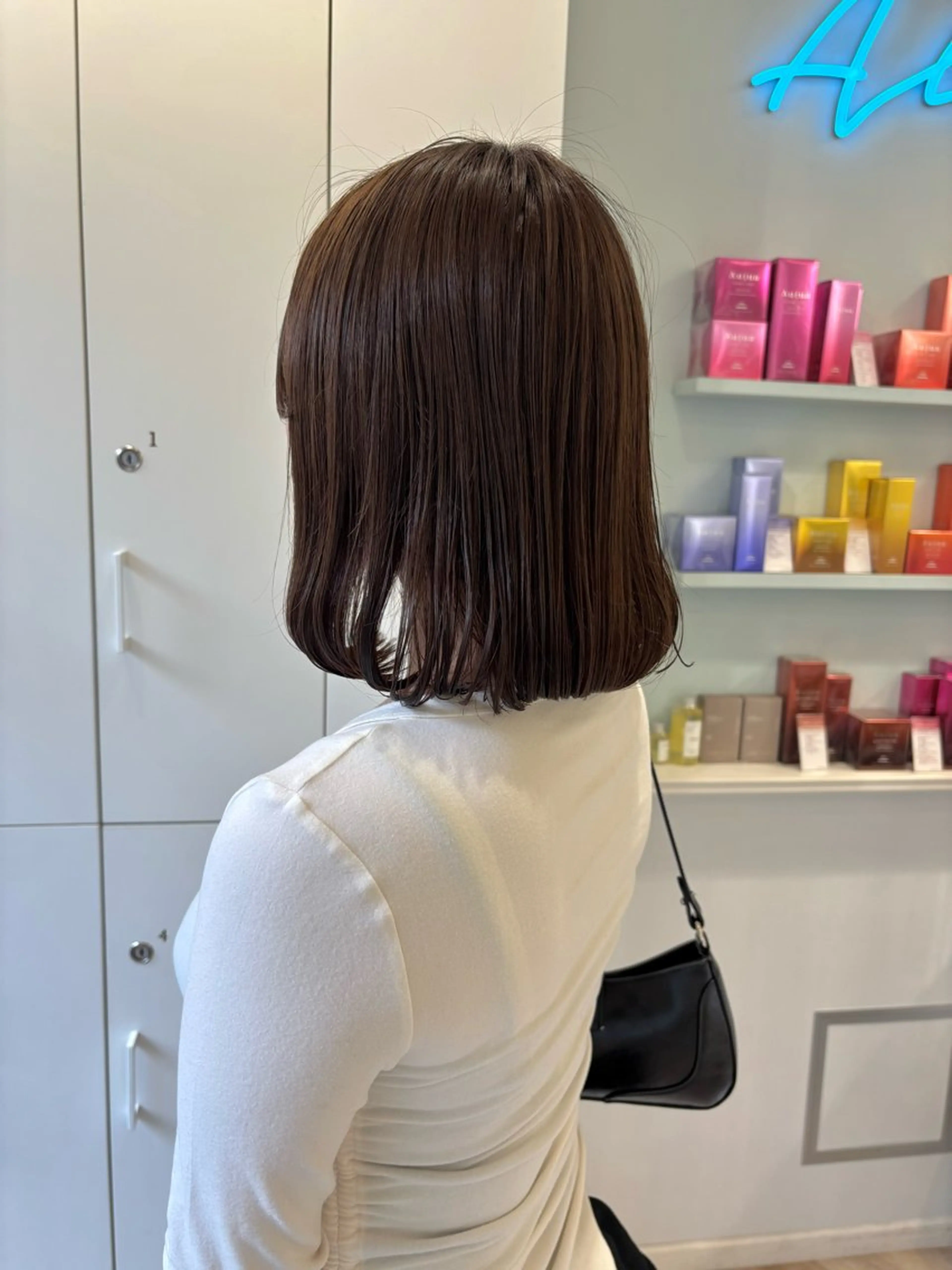 カラー ParveMix 楠本結菜のヘアスタイル