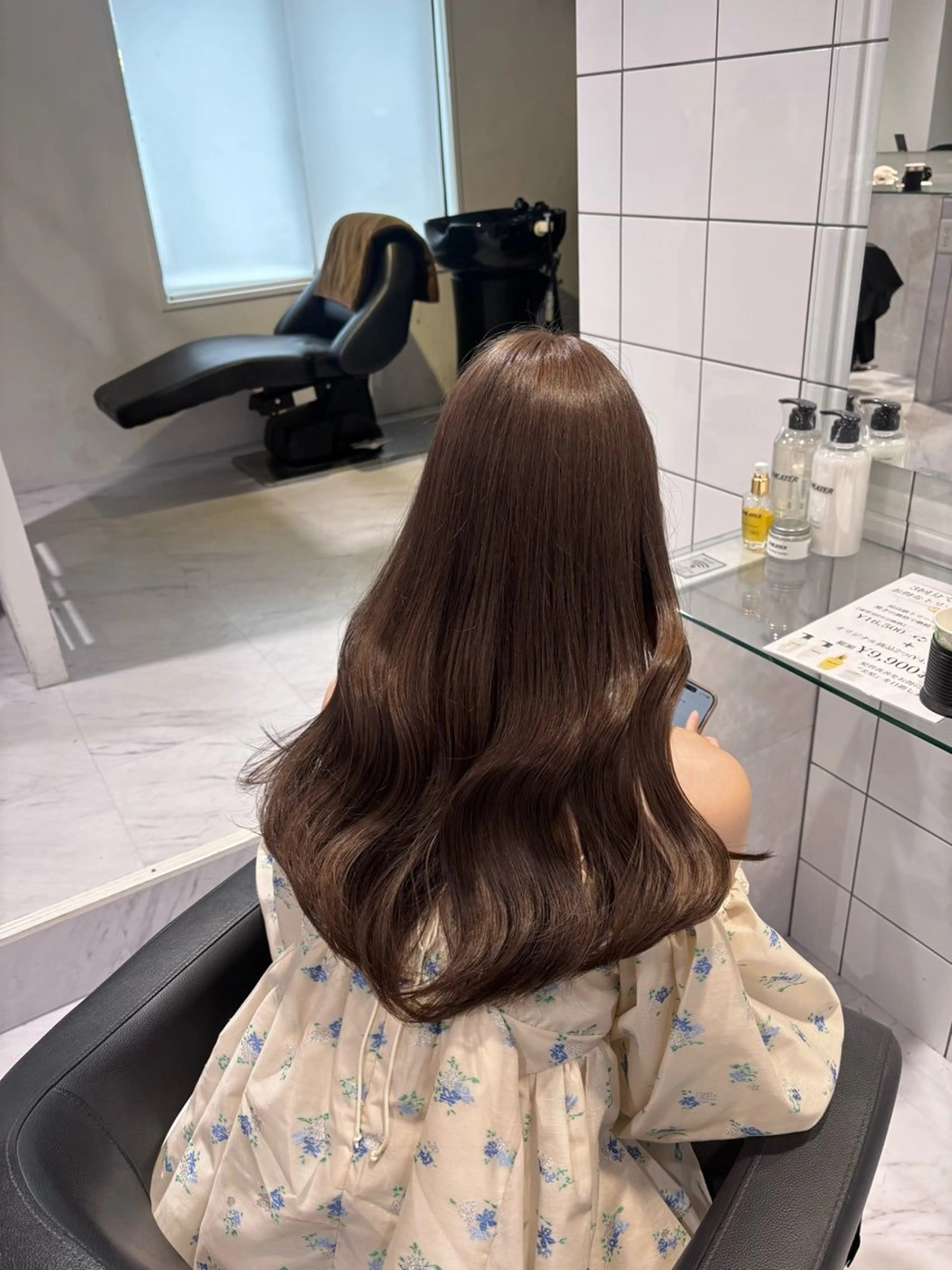 ロング カラー ヘアカラー トリートメント 髪質改善🩰透明感カ ラー🎀hinanoのヘアスタイル