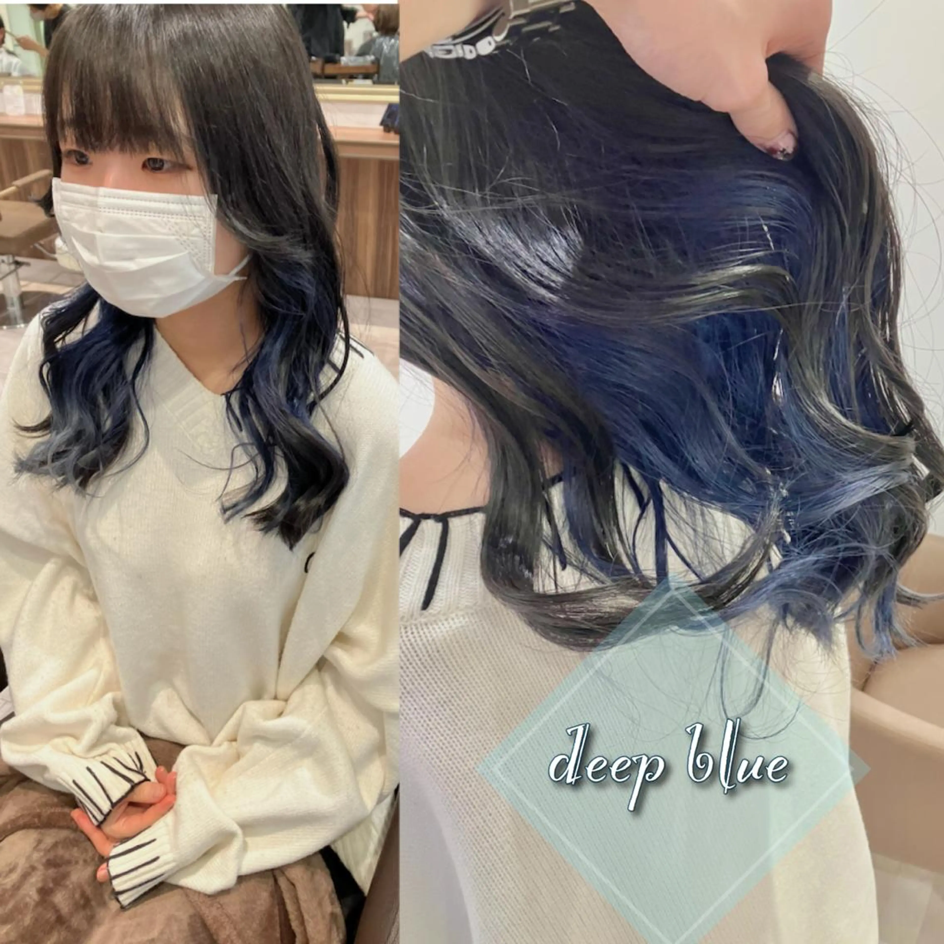 セミロング カラー ヘアカラー Re:st所属・Miyavi/カラー ショートボブのヘアスタイル