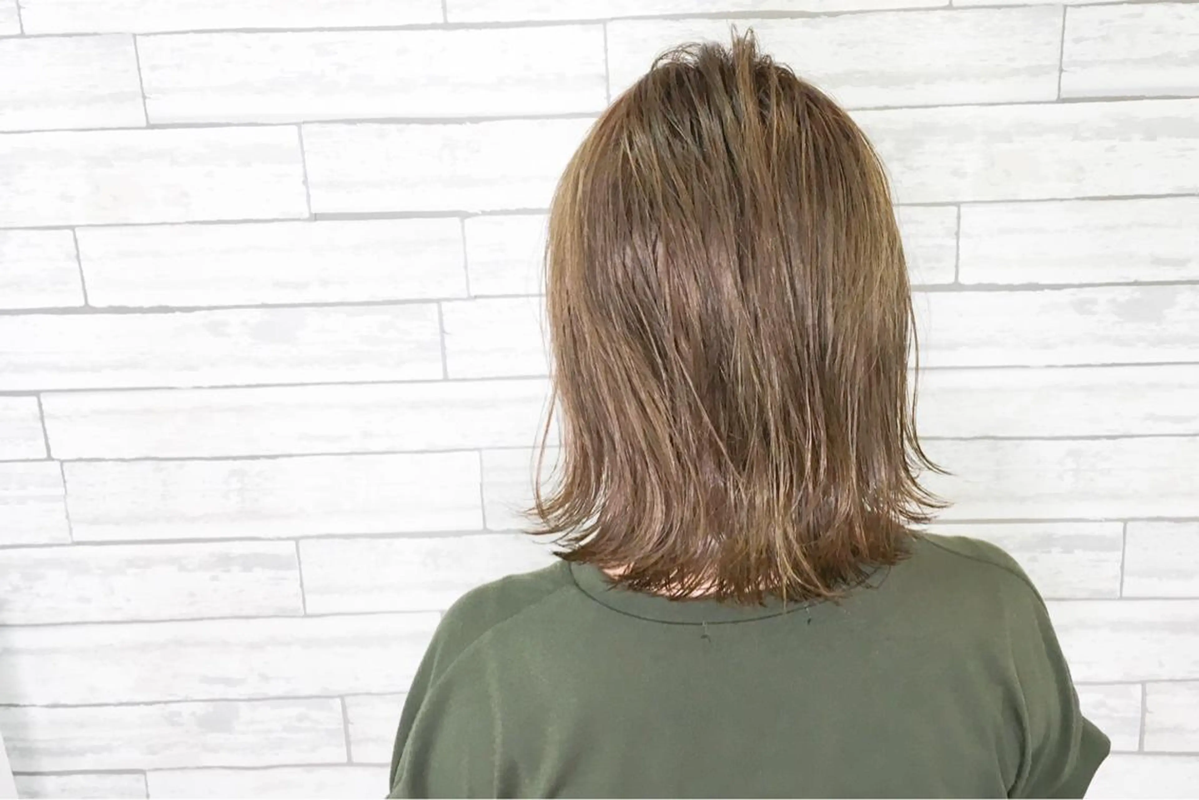 ミディアム カラー ヘアアレンジ ブリーチ ブリーチなしカラー ANBEL所属・ANBEL代表 西尾裕樹のヘアスタイル