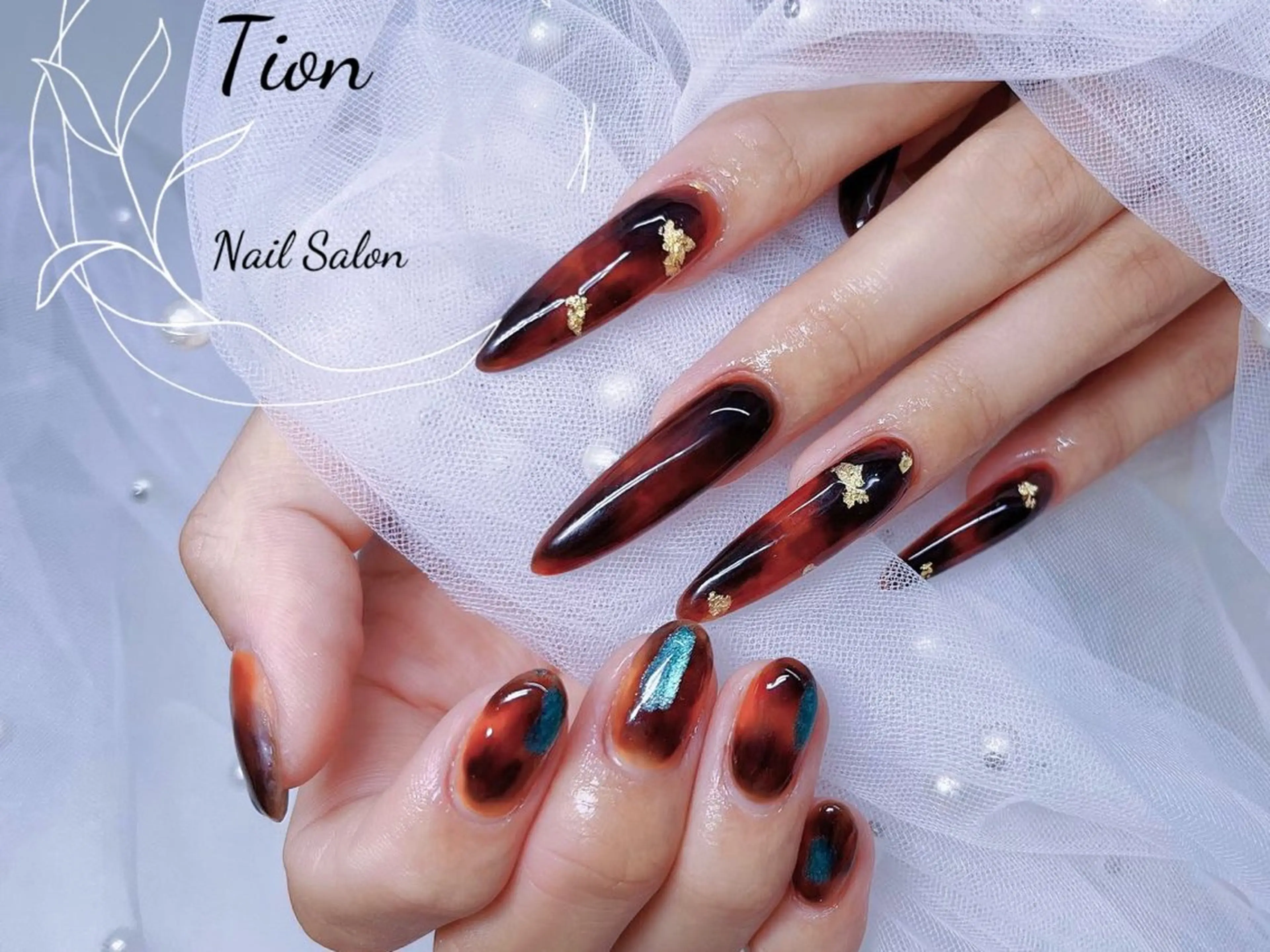 ネイル チークネイル 長さ出し フットネイル フレンチネイル ジェルネイル Nailsalon Tion武蔵小杉店所属・Nailsalon Tion武蔵小杉店のネイルデザイン