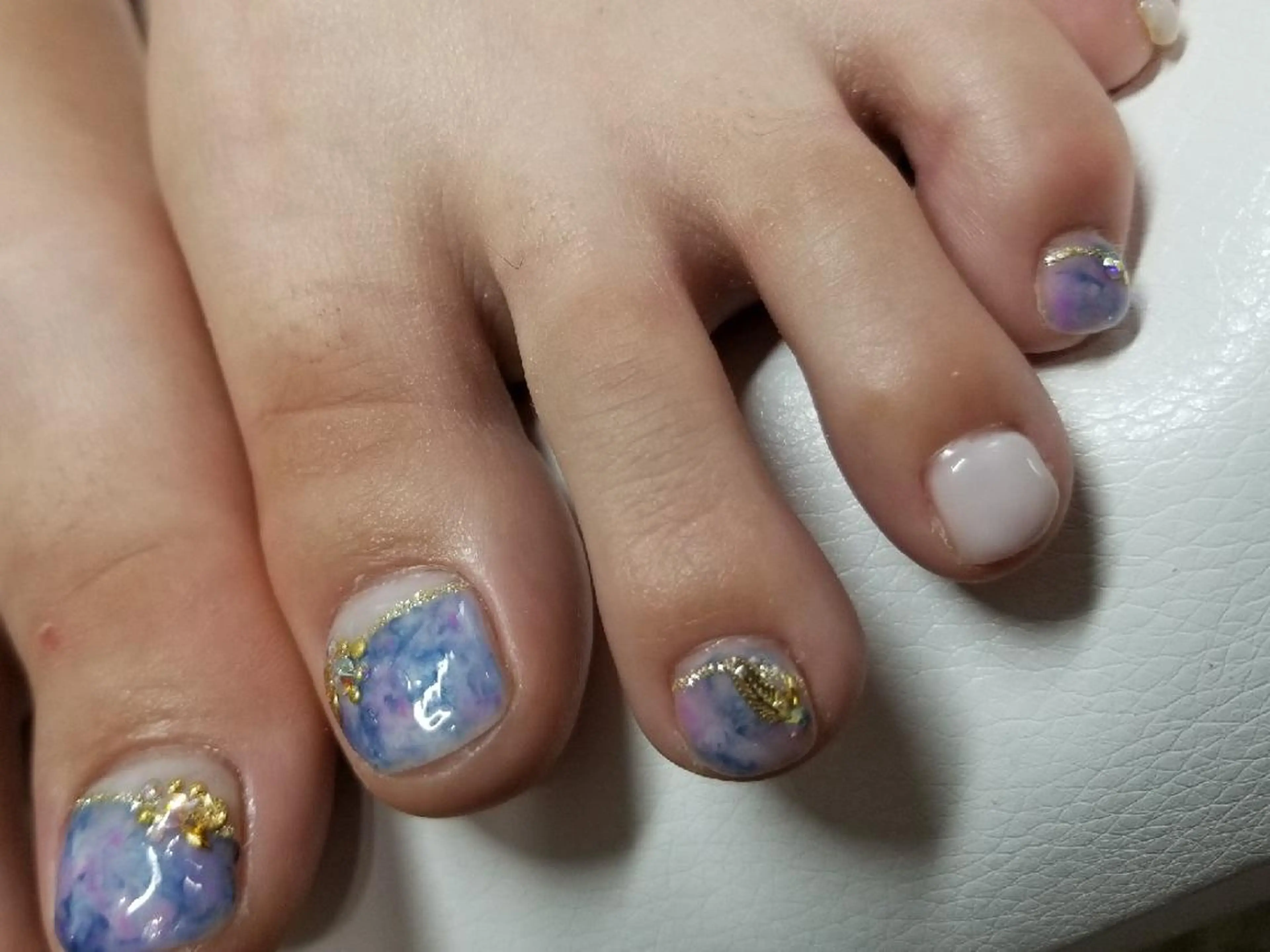 ネイル フットネイル ニュアンスネイル Laule’a 昭島店のネイルデザイン