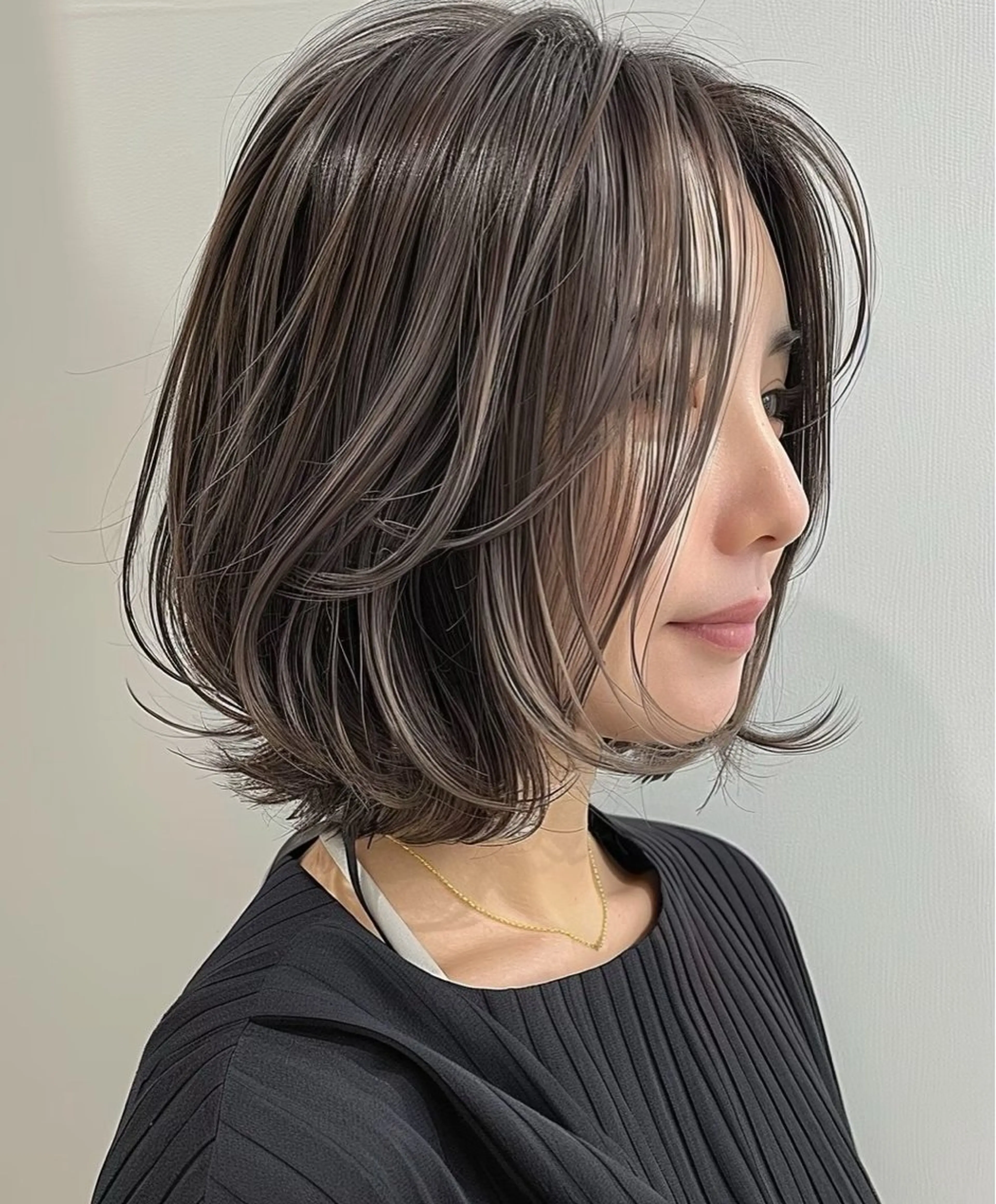 ショート カラー 40代以上限定 縮毛矯正モデル募集中のヘアスタイル