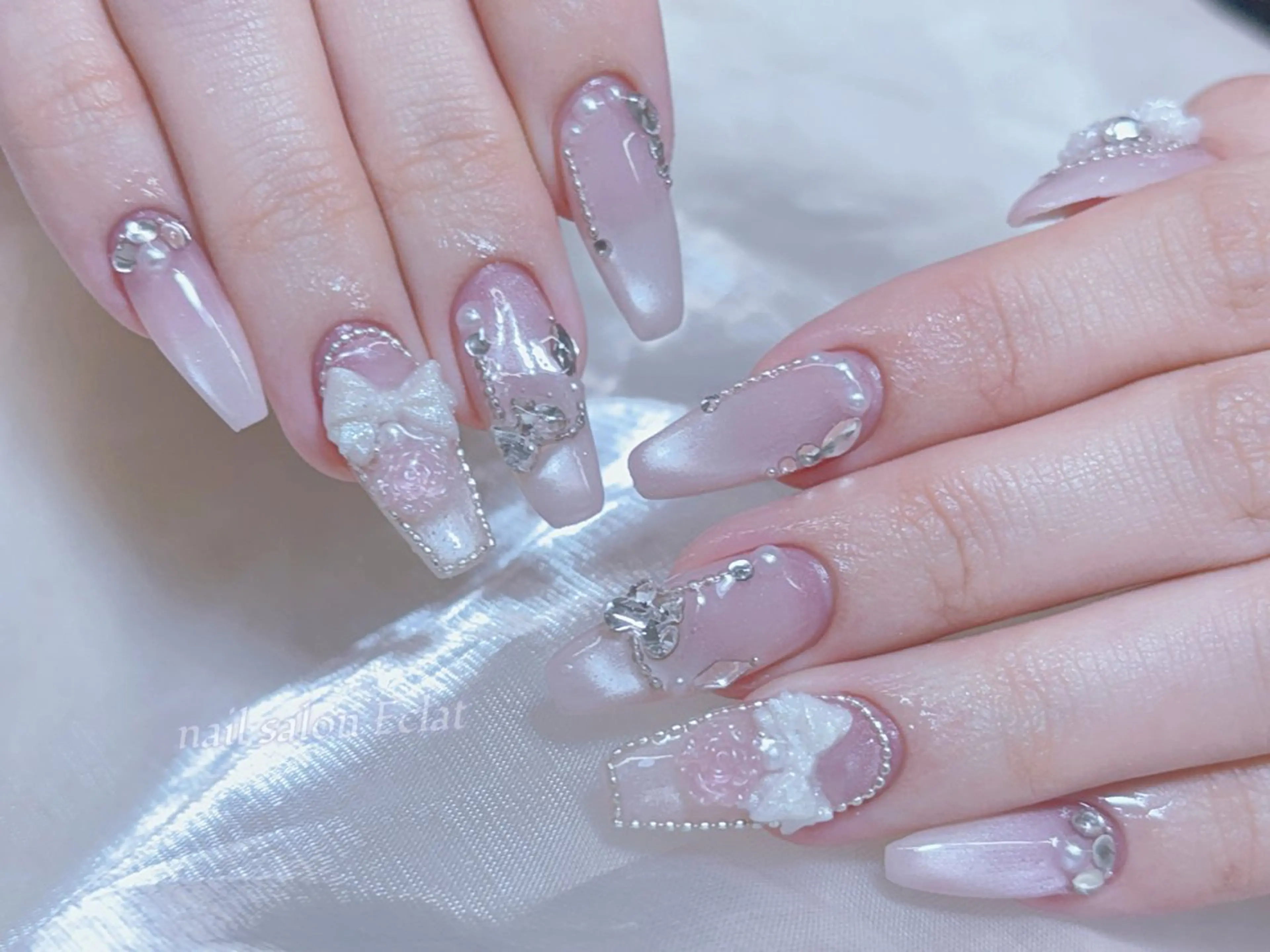 ネイル ハンドネイル ハンドケア ネイルサロンエクラ 🫧Shizukaのネイルデザイン