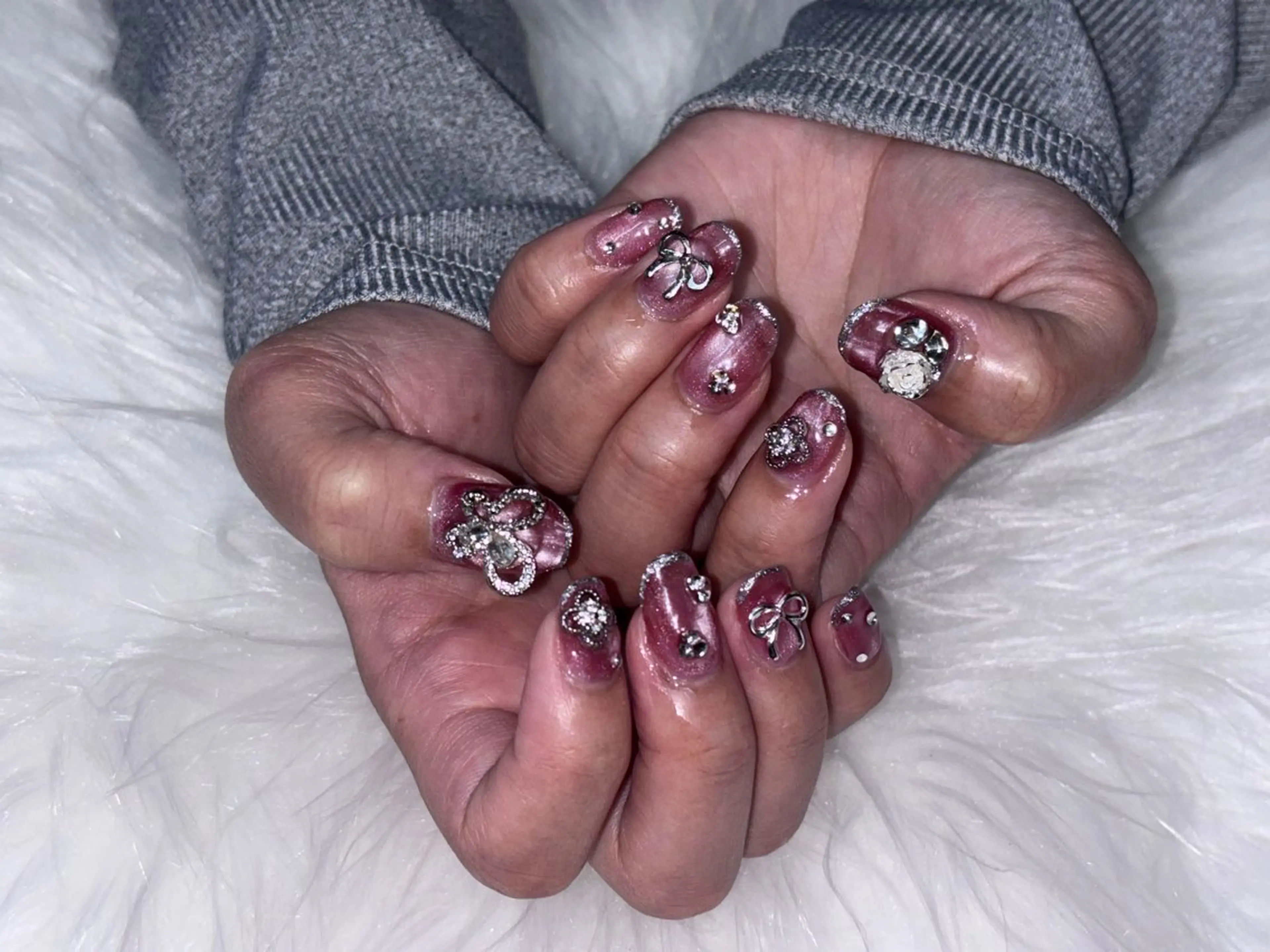 ネイル ハンドネイル フットネイル 番園 あかねのネイルデザイン