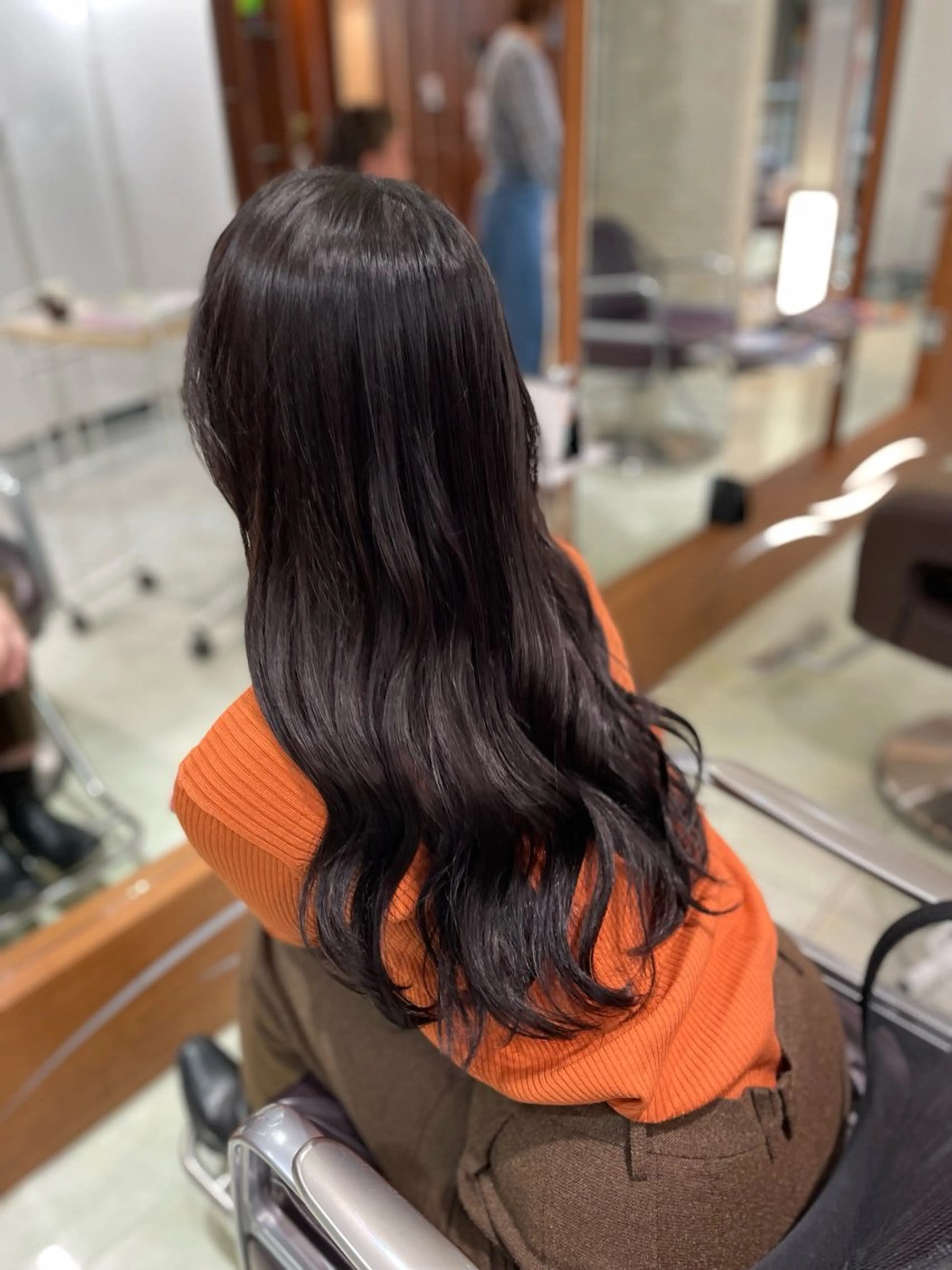 ロング 下村 和香奈のヘアスタイル